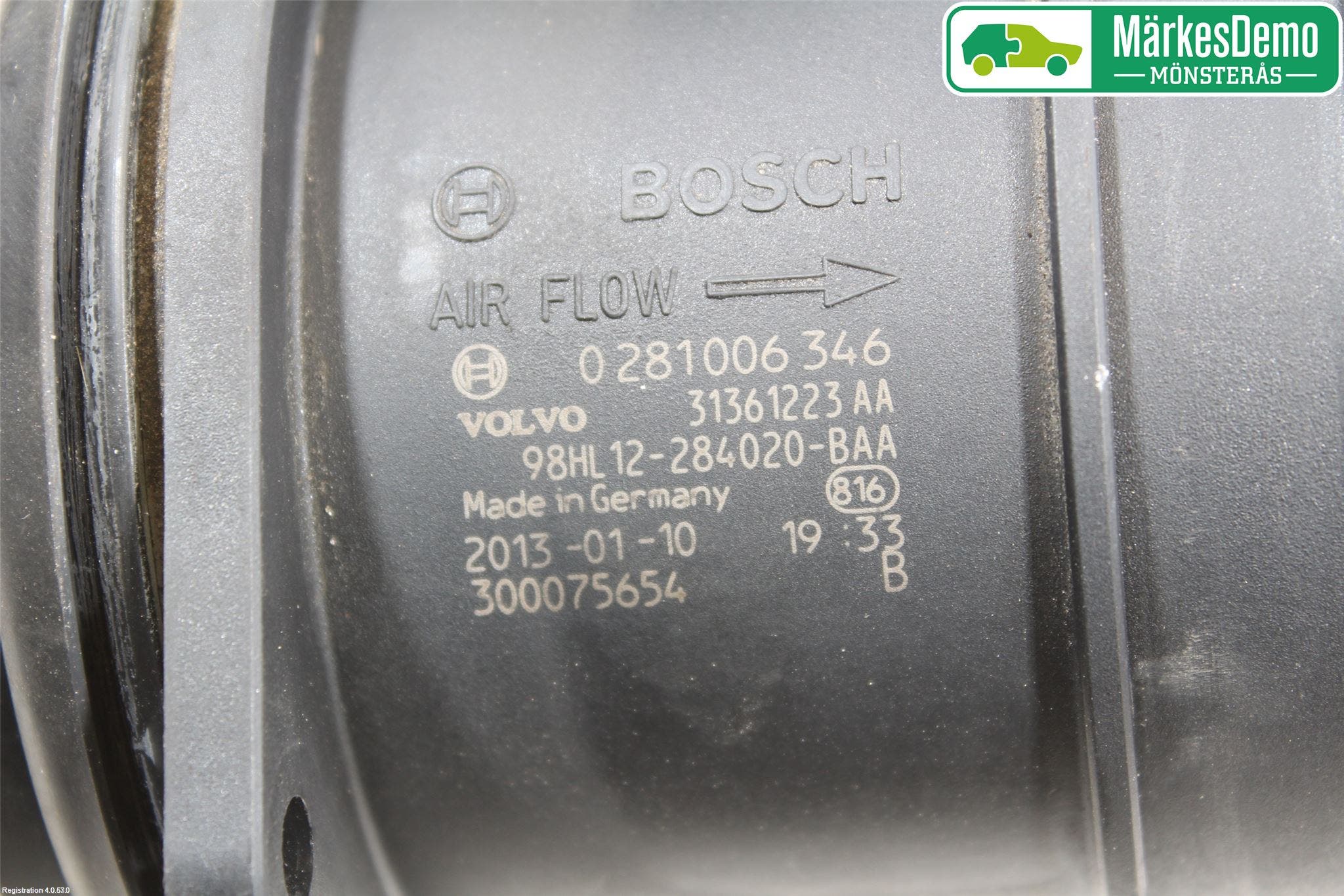 Volvo V60 11-13 Injluftmassamätare