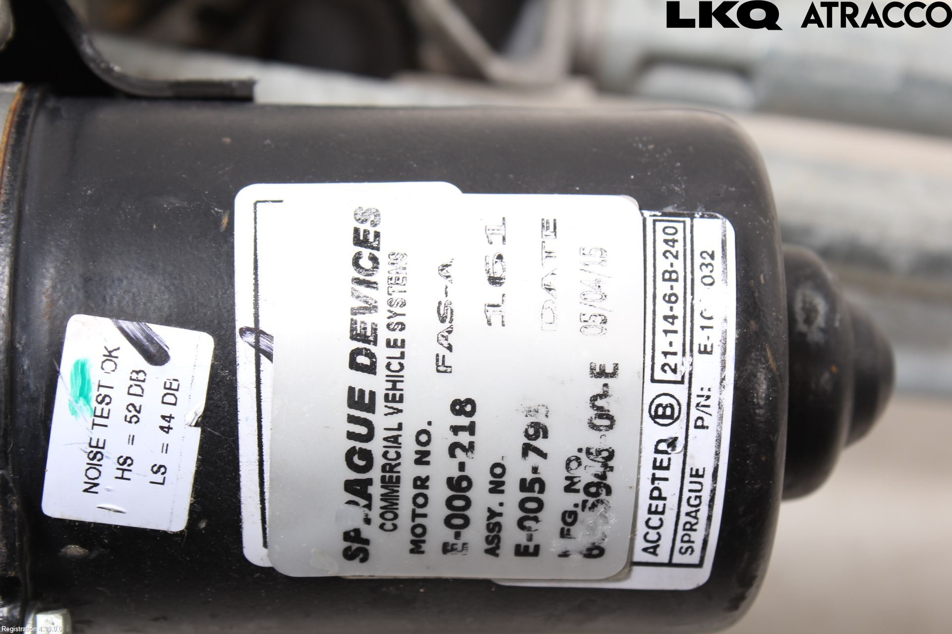 Tesla MODEL S 13- Torkarmotor Vindruta