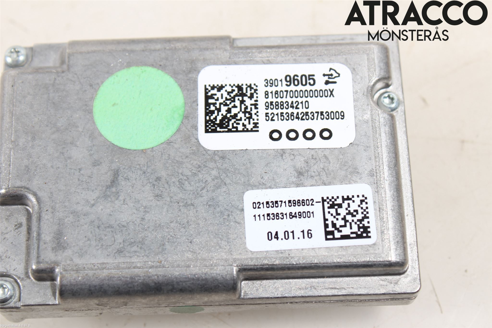 Opel ASTRA K 16-22 Sensor Aktivt Kollisionsskydd