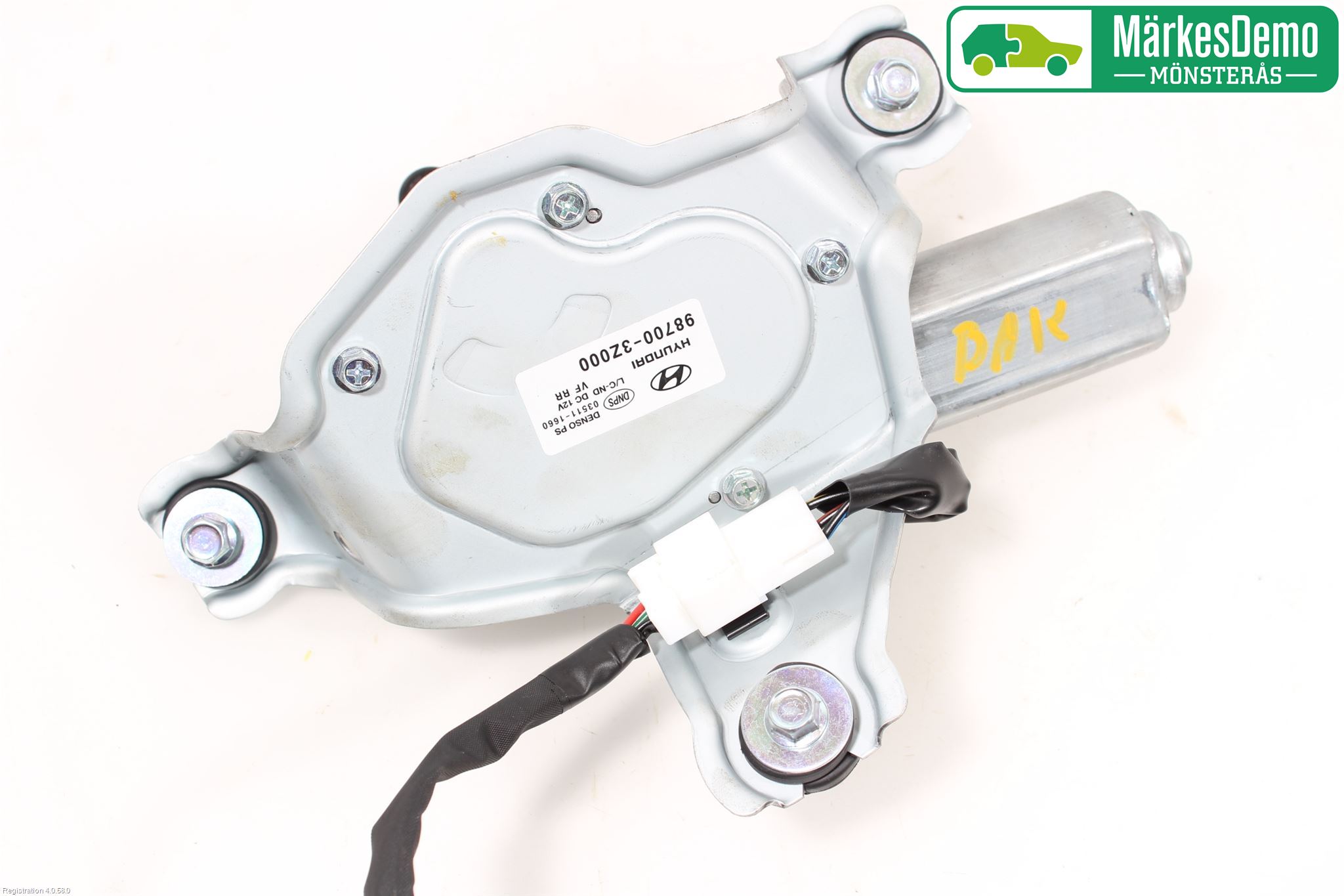 Hyundai i40 08-15 Torkarmotor Baklucka