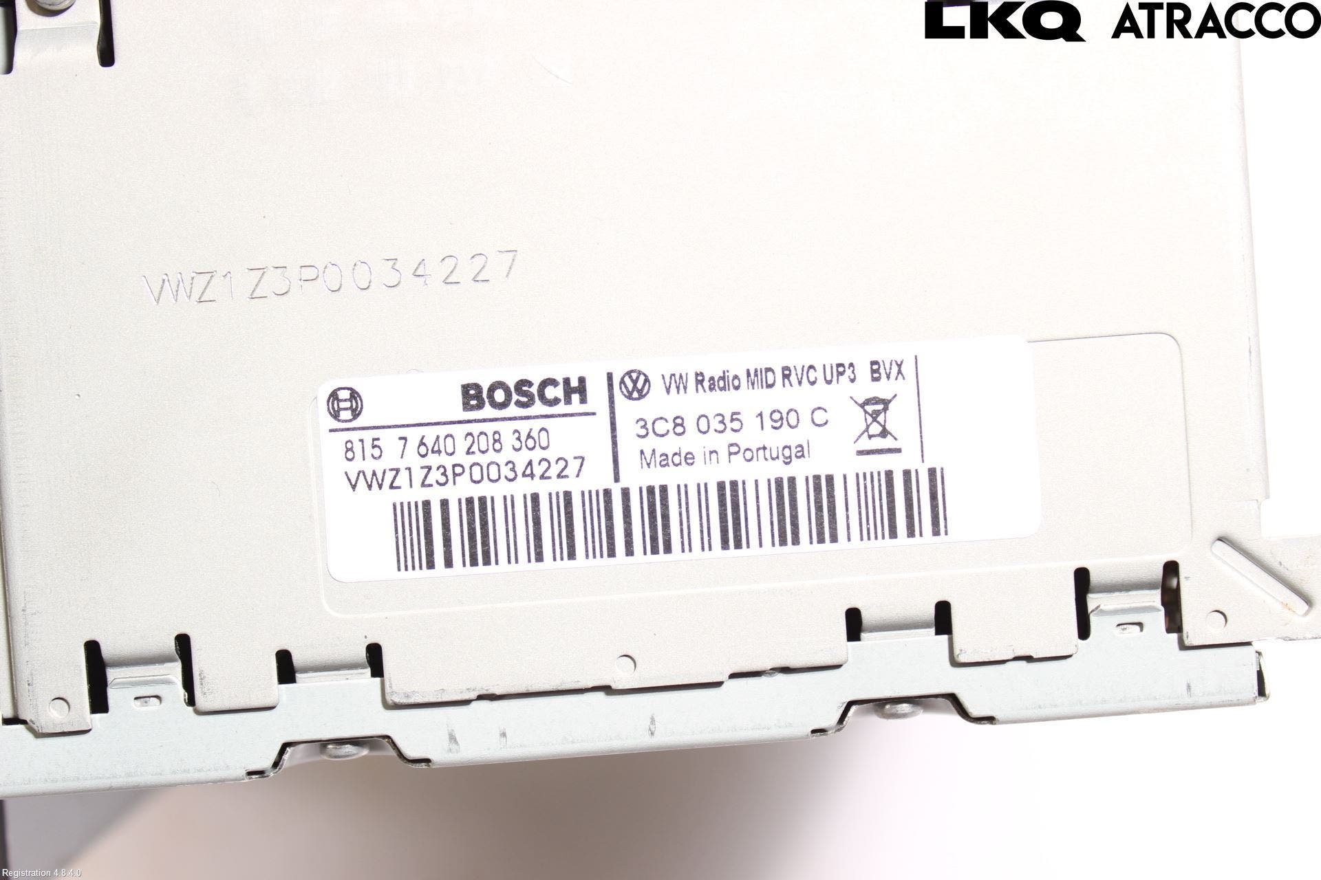 Volkswagen VW PASSAT 11-14 Cd Radio - Multimediapanel