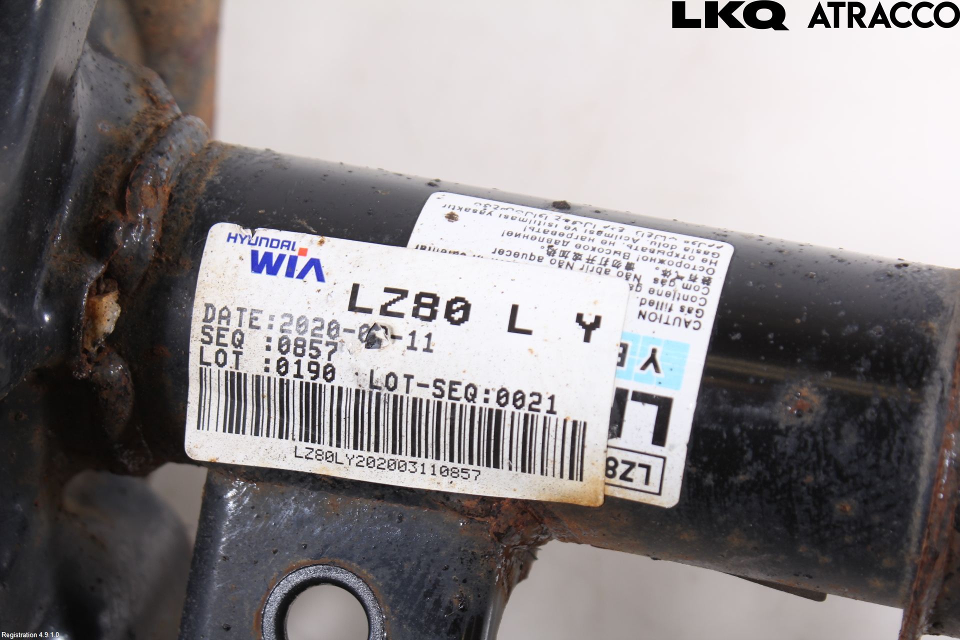 Kia RIO 17- Fjäderben Fram Vänster