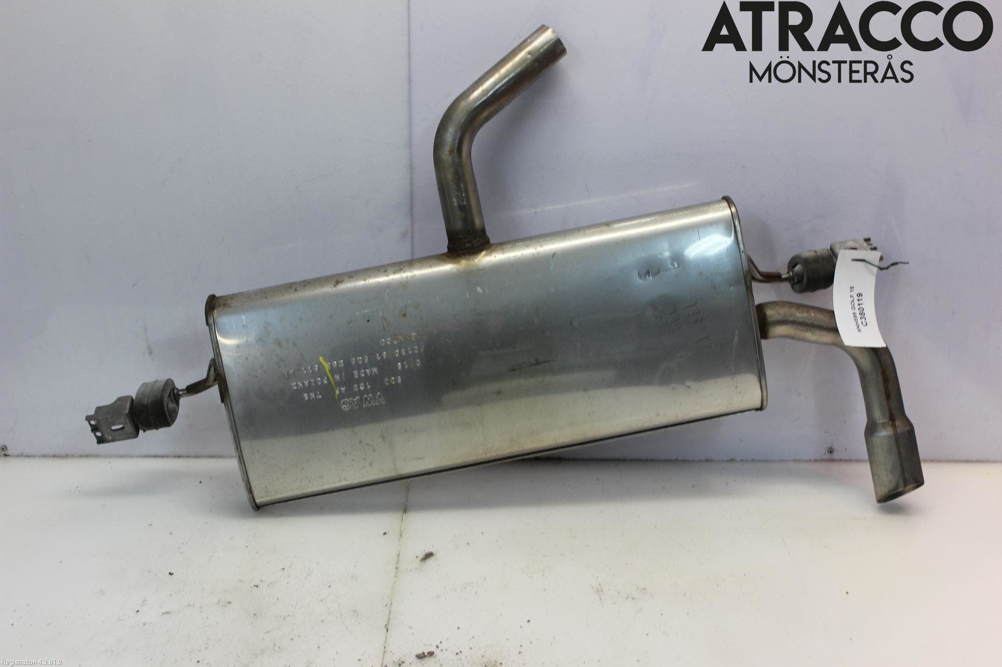 Volkswagen VW GOLF SPORTSVAN 15-20 Avgas Bakre Dämpare