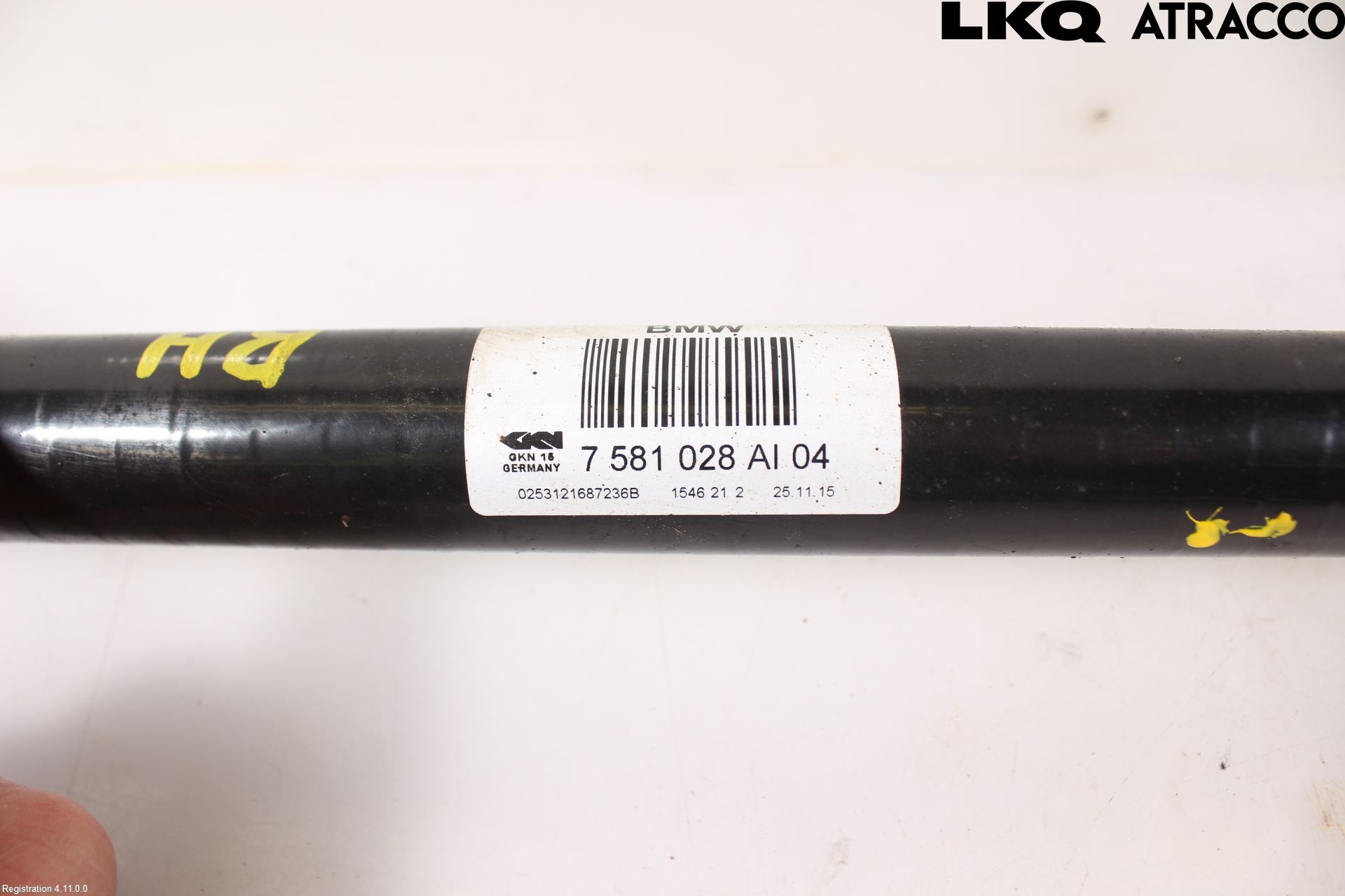 BMW 5 F10/F11/F18 09-17 Drivaxel Bak Höger