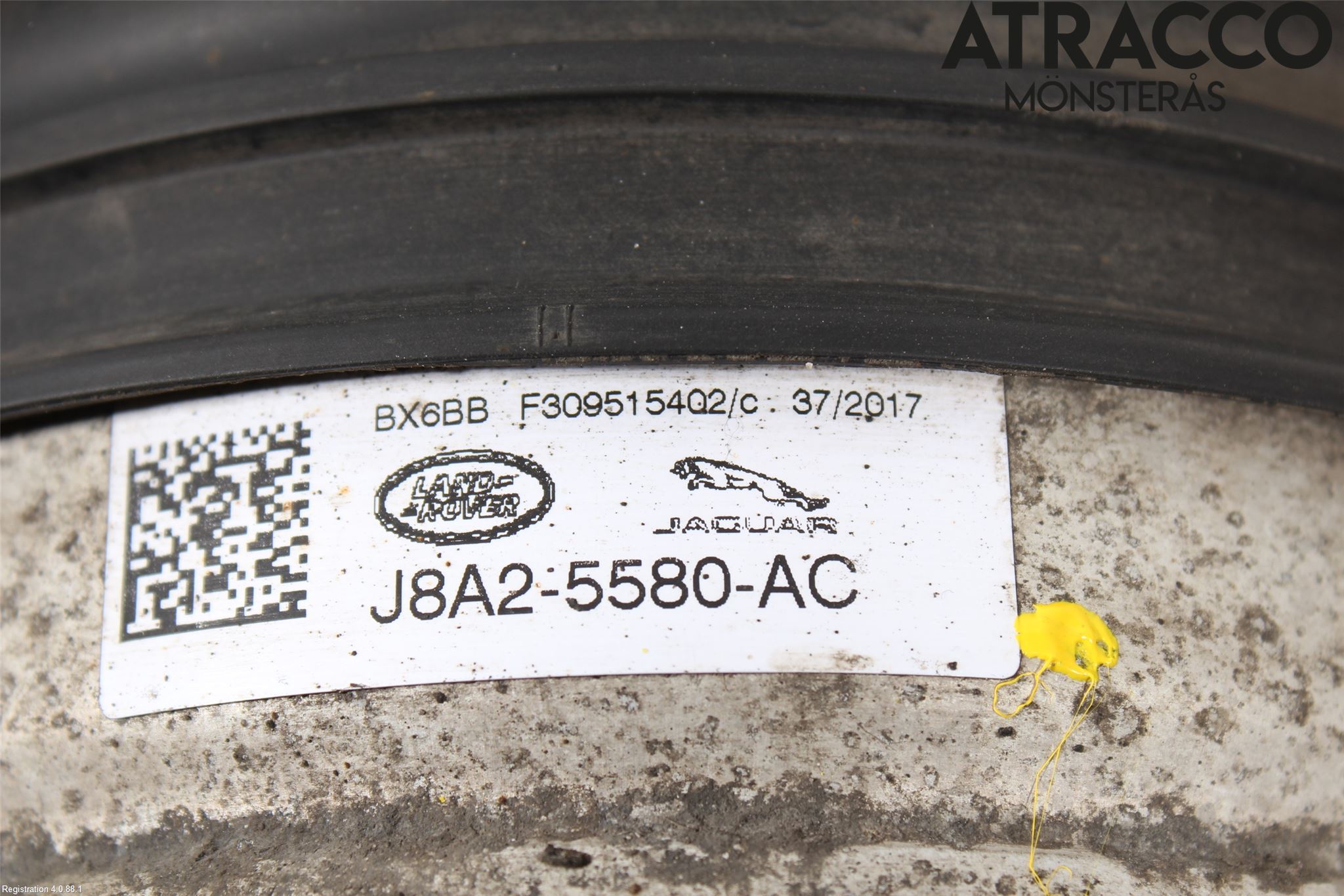 Landrover RANGE ROVER VELAR (L560) 17- Nivå-Luftfjädring Bälg