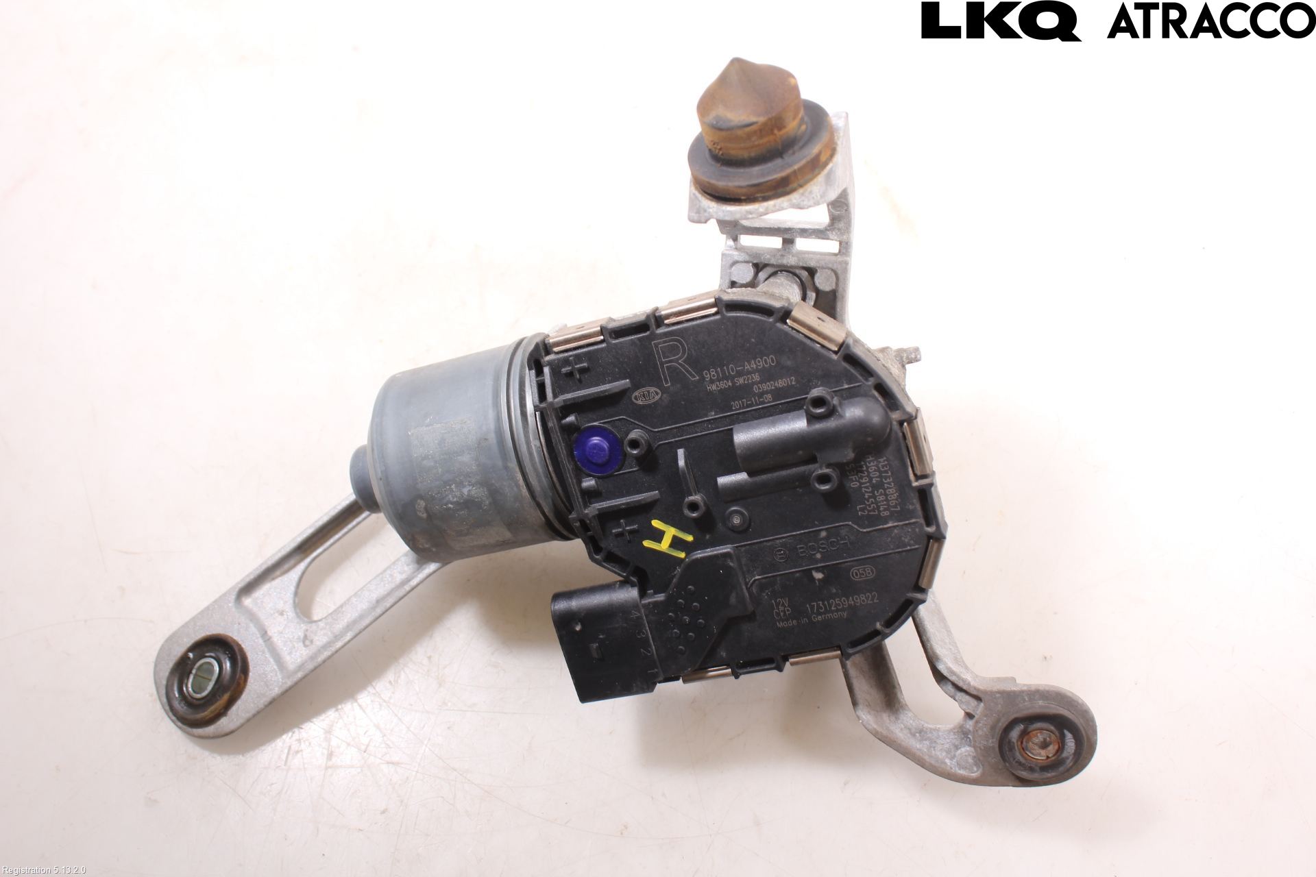 Kia CARENS III 13-19 Torkarmotor Vindruta