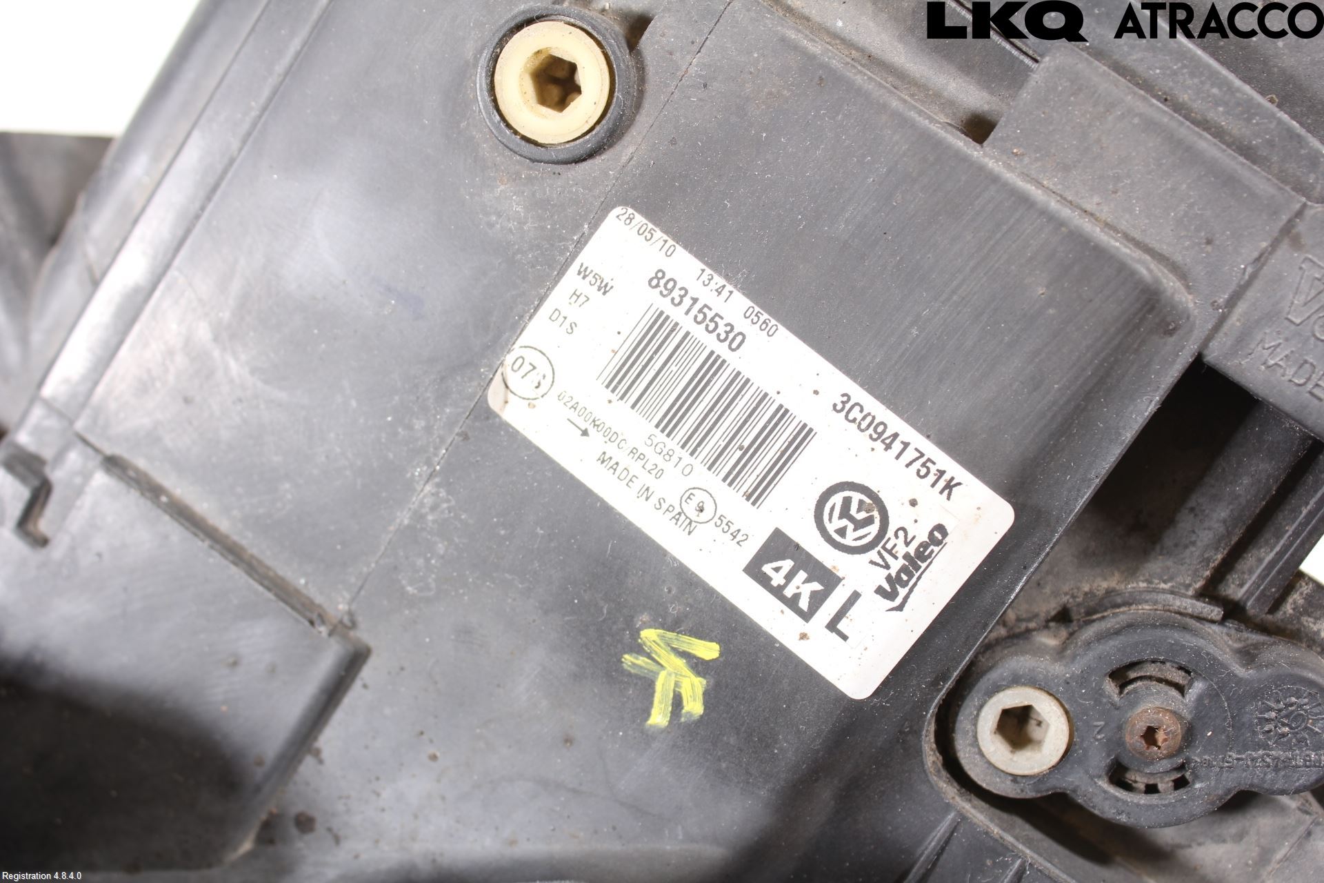 Volkswagen VW PASSAT 05-11 Strålkastare Vänster