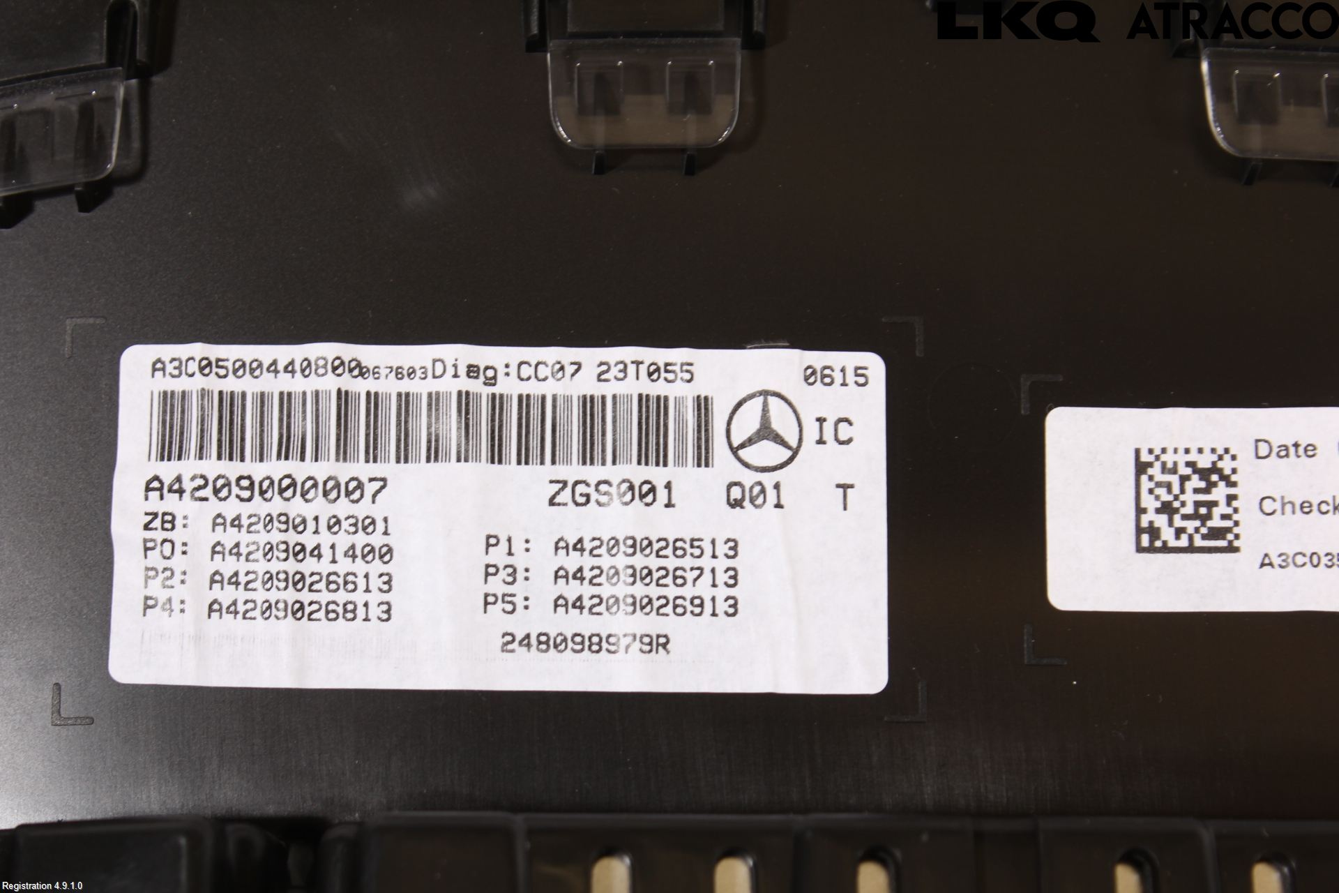 Mercedes-Benz MB CITAN/EQT (W420) 22- Instrument Komb