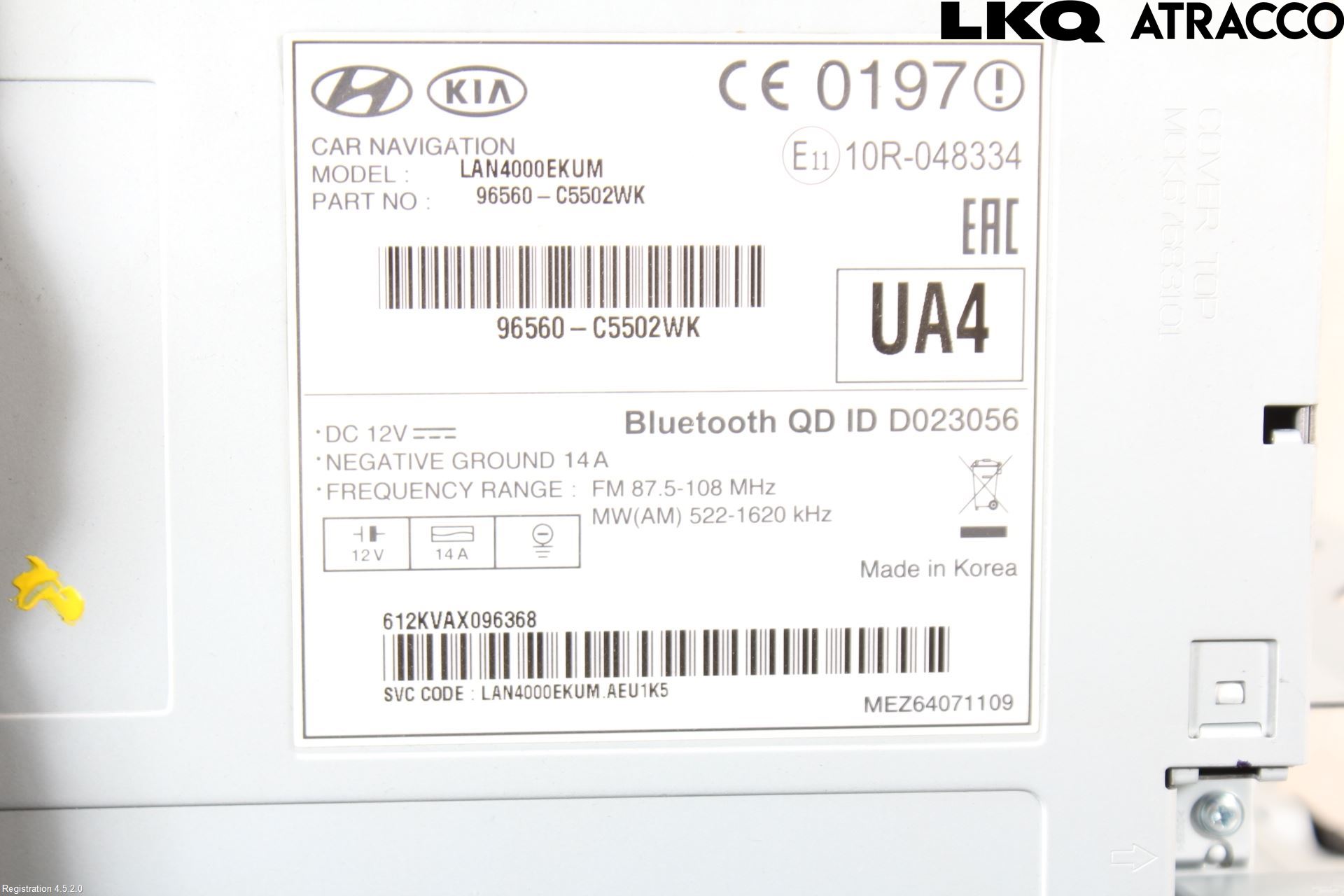 Kia SORENTO 15-20 Cd Radio - Multimediapanel