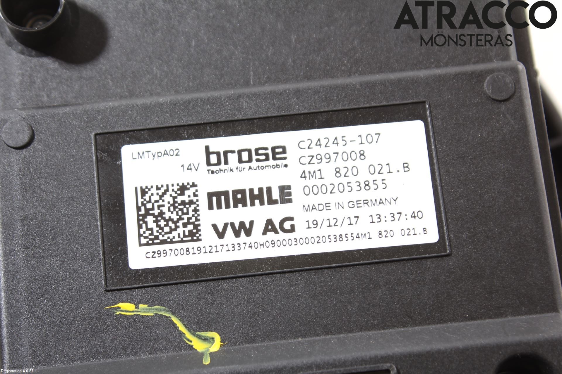 Audi Q5/SQ5 17- Värmefläkt