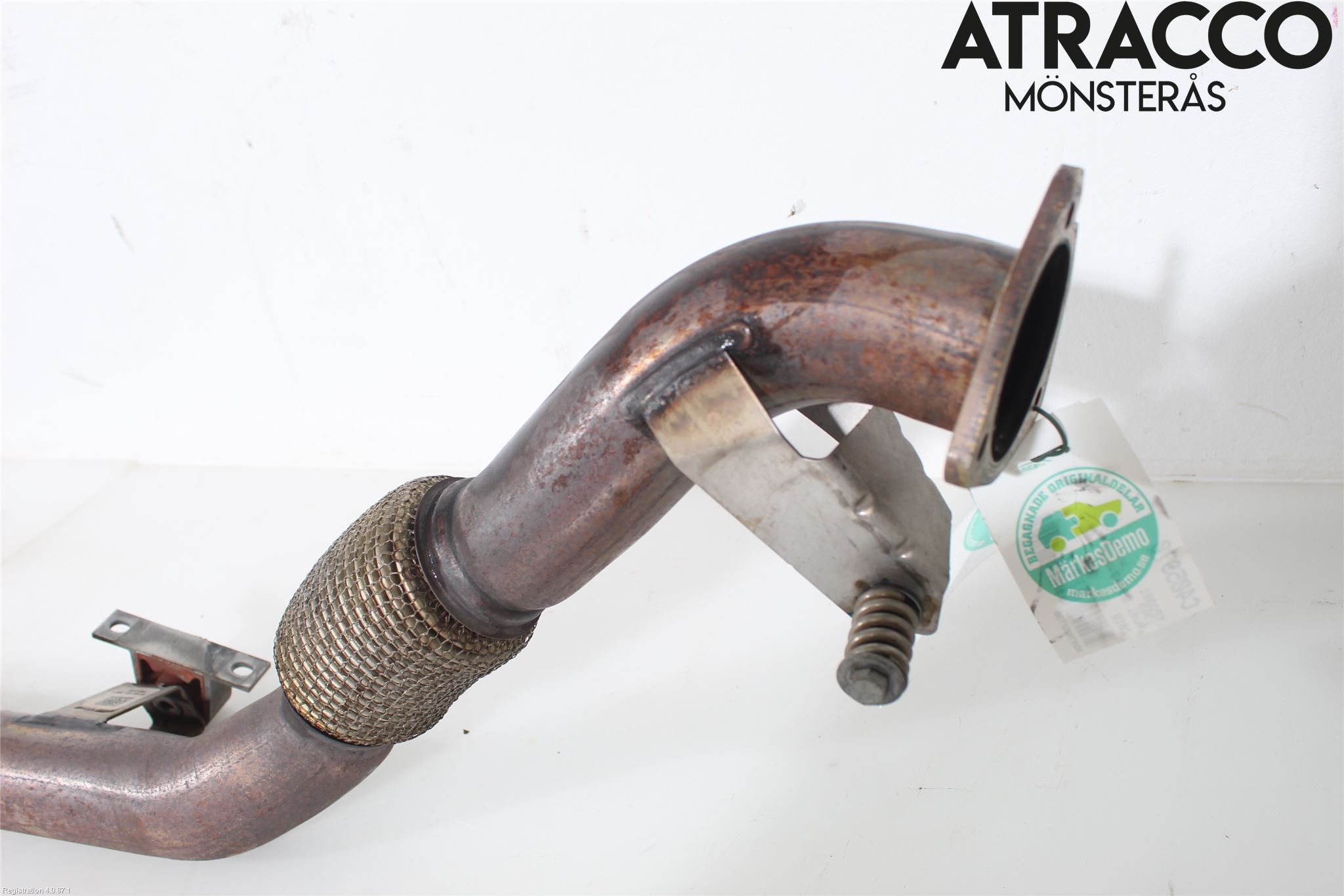 Audi Q5/SQ5 17- Avgas Främre Rör