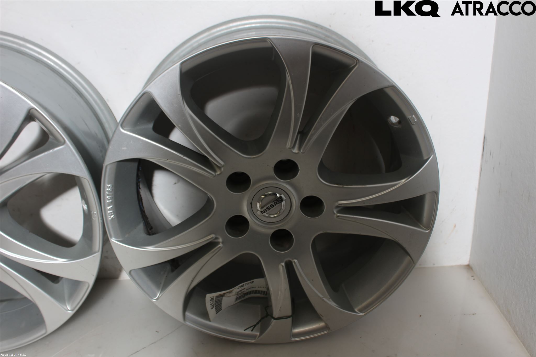 Nissan QASHQAI 14-17 Fälgsats Aluminium