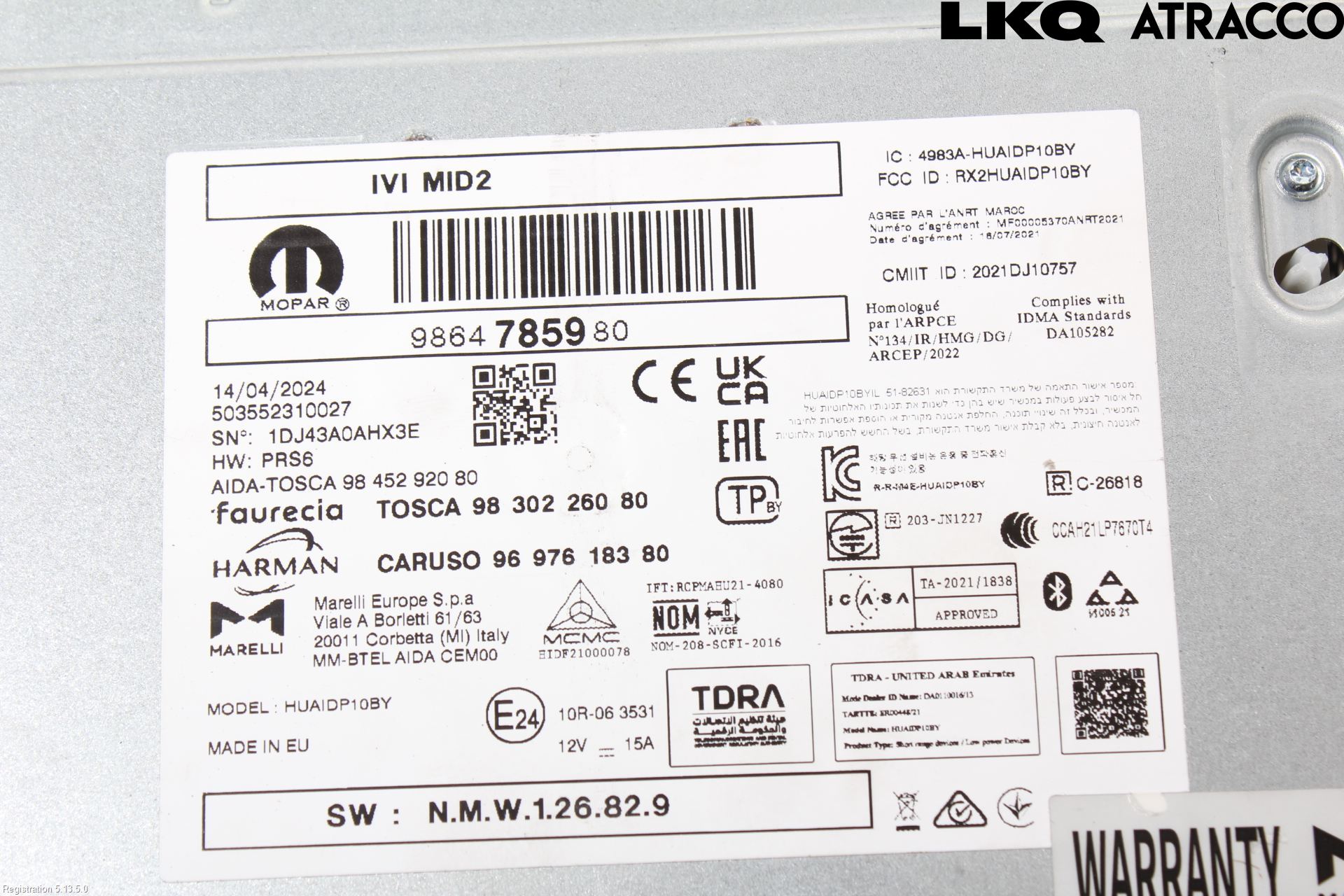 Opel ASTRA L 22- Cd Radio - Multimediapanel