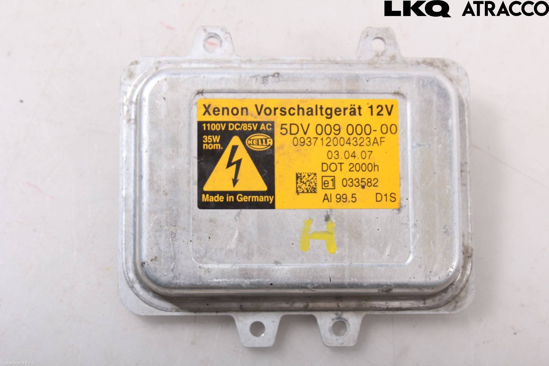 BMW 5 E60/61 Sed/Tou 02-10 Styrenhet Strålkastare