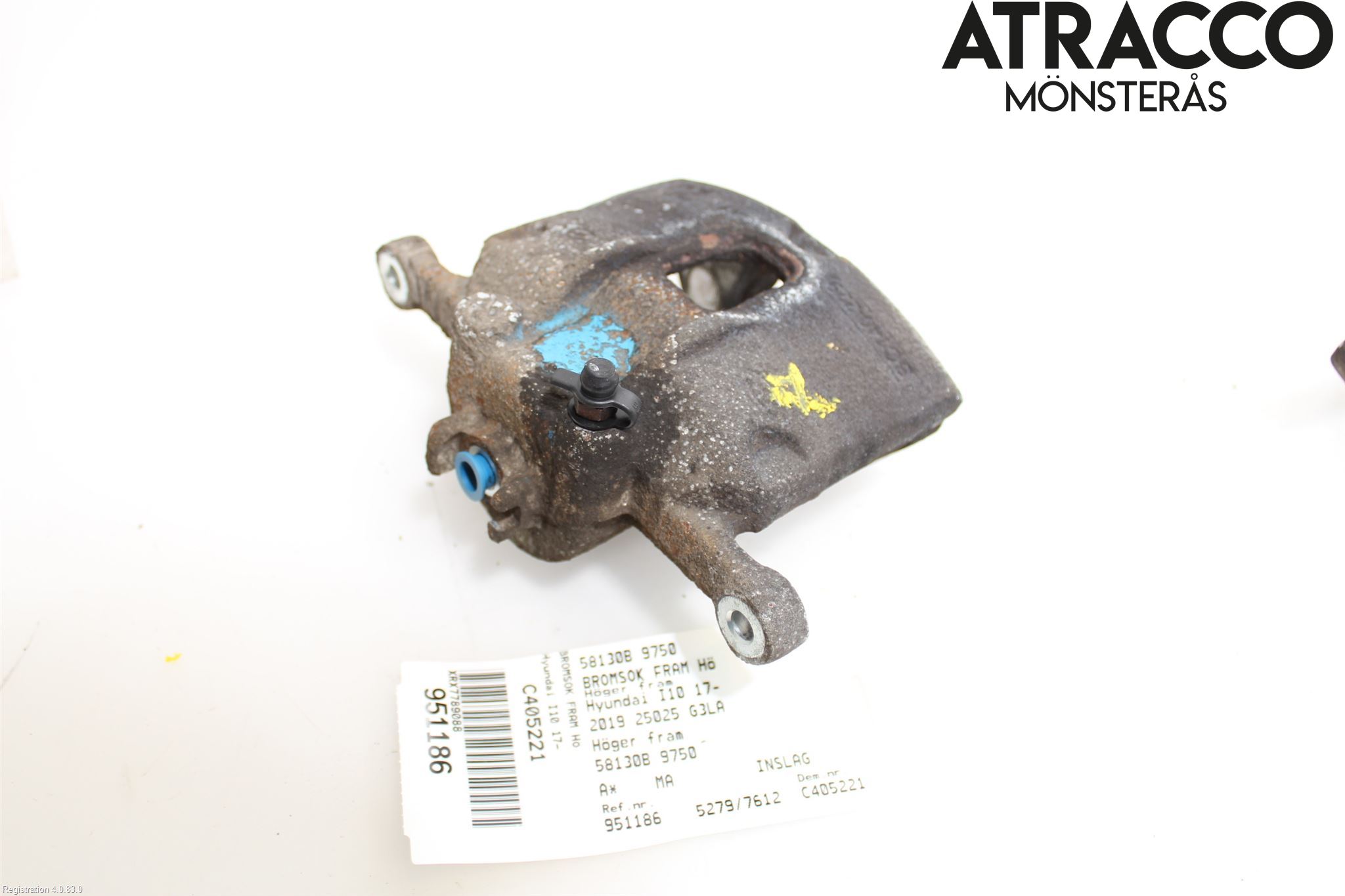 Hyundai i10 BA 17-20 Bromsok Fram Höger