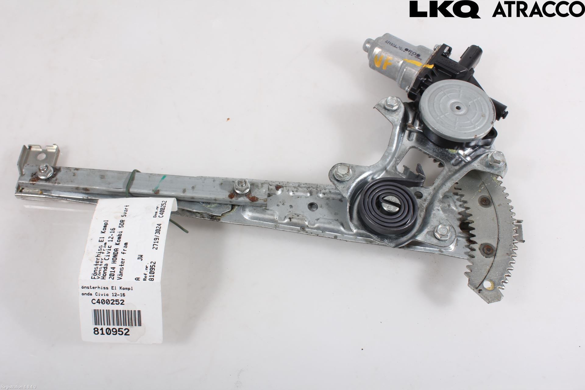 Honda CIVIC 12-16 Fönsterhiss El Kompl