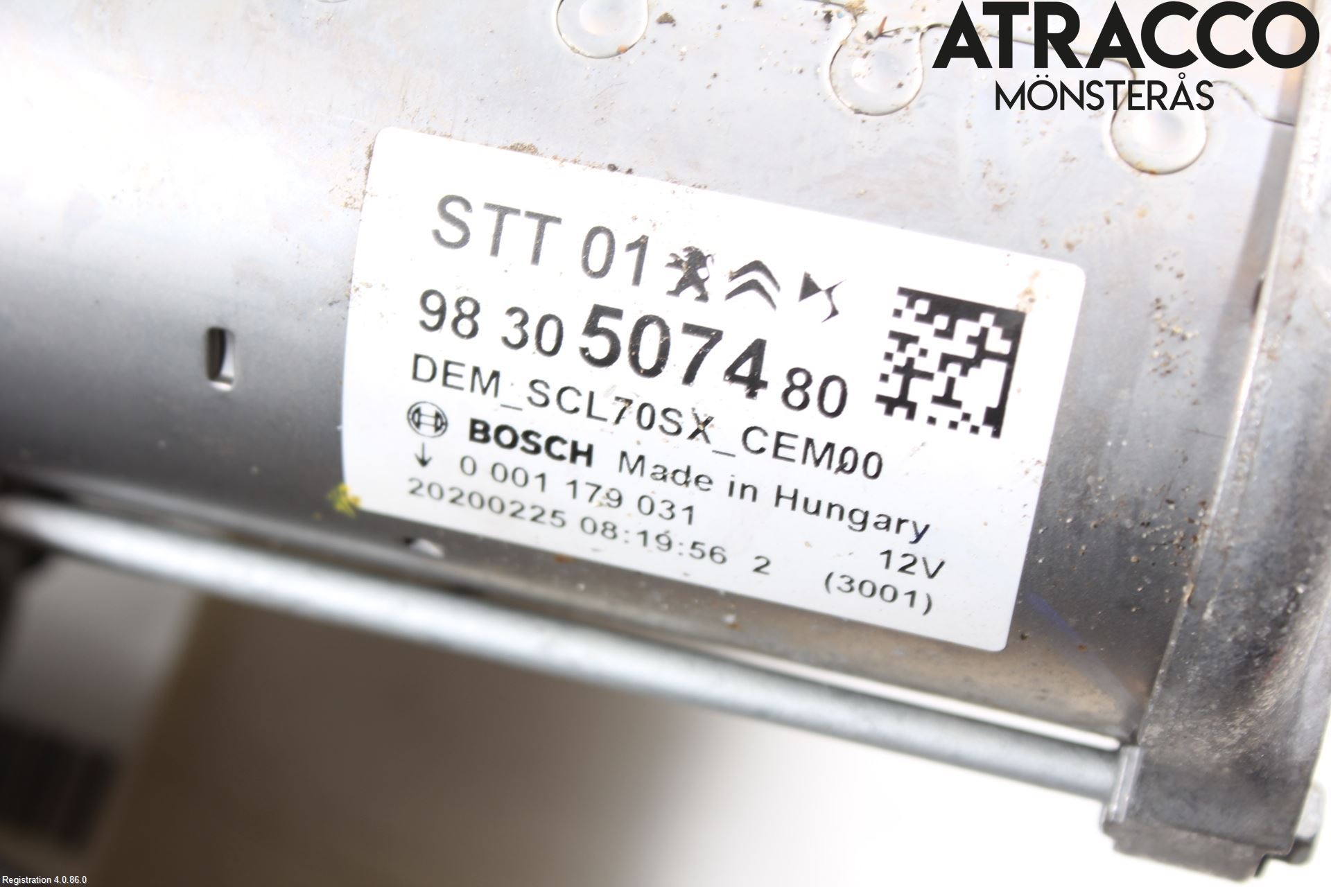 Peugeot 208/E-208 20- Startmotor