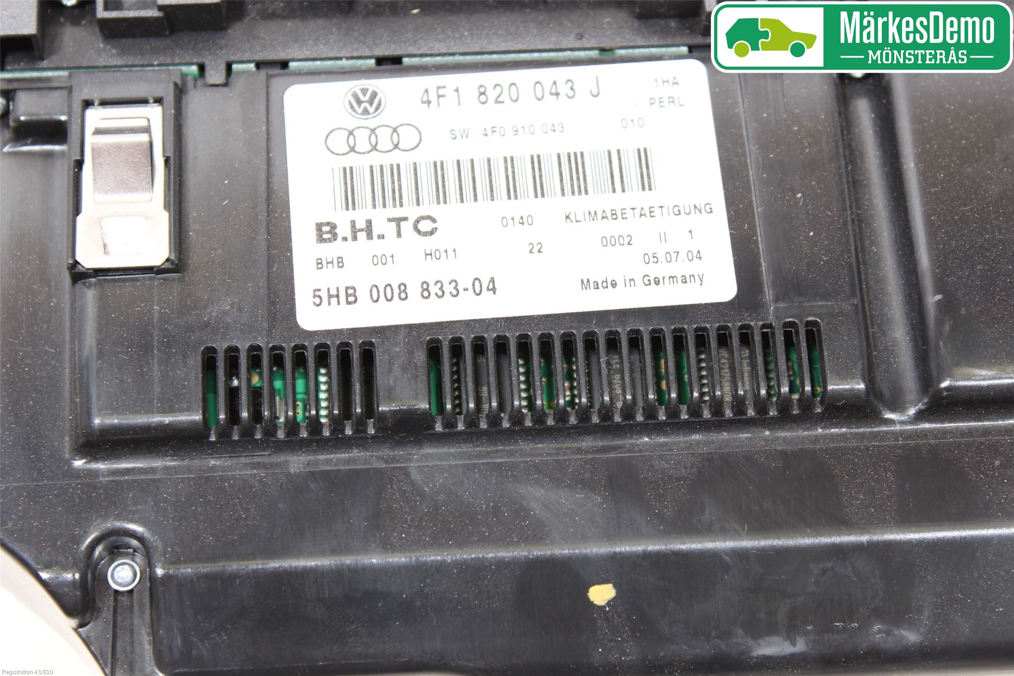 Audi A6/S6     05-11 Ac Styrenhet Ac Manöveren
