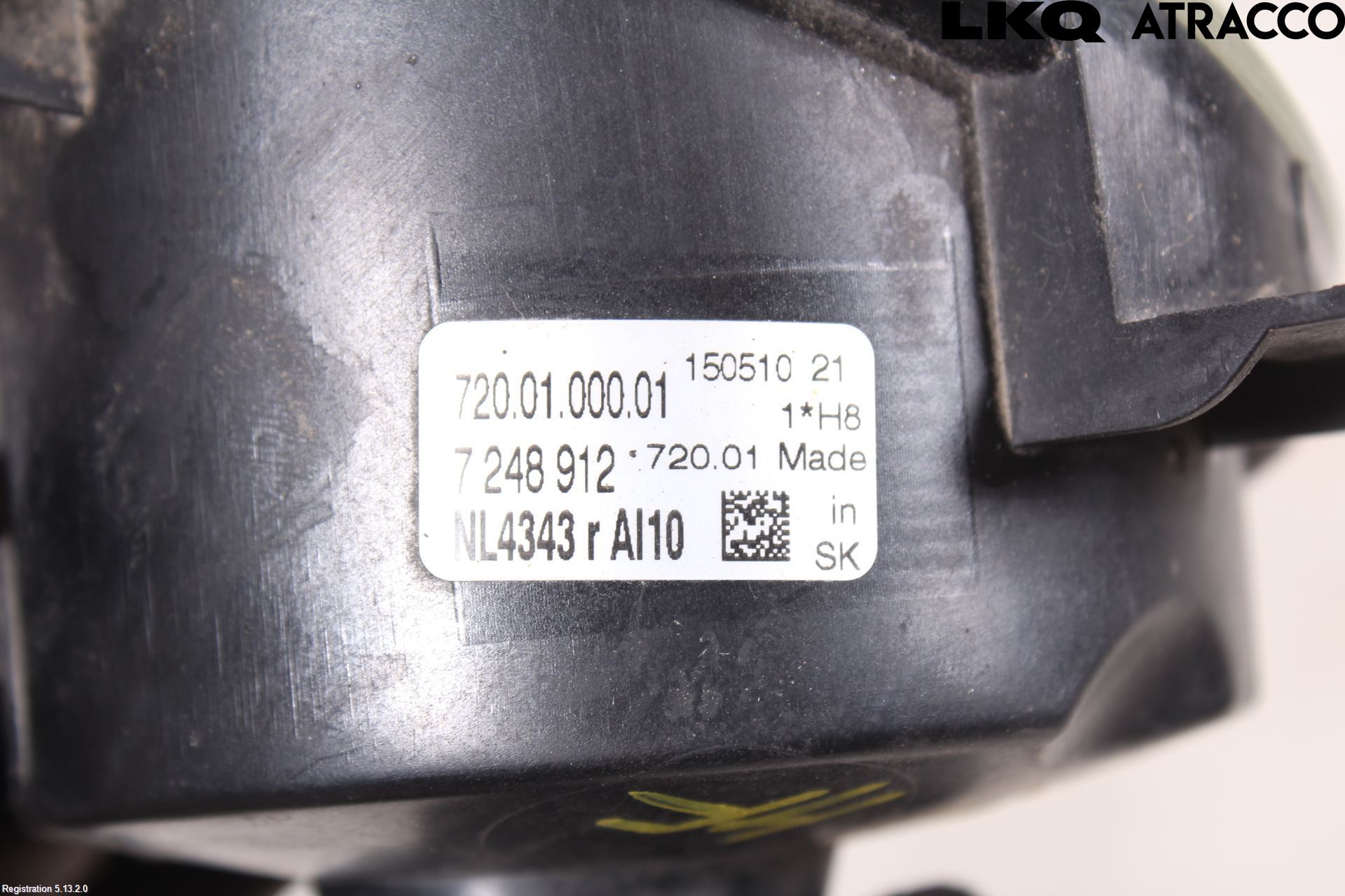 BMW 1 F20/F21 11-19 Dimljus-Varselljus Fram