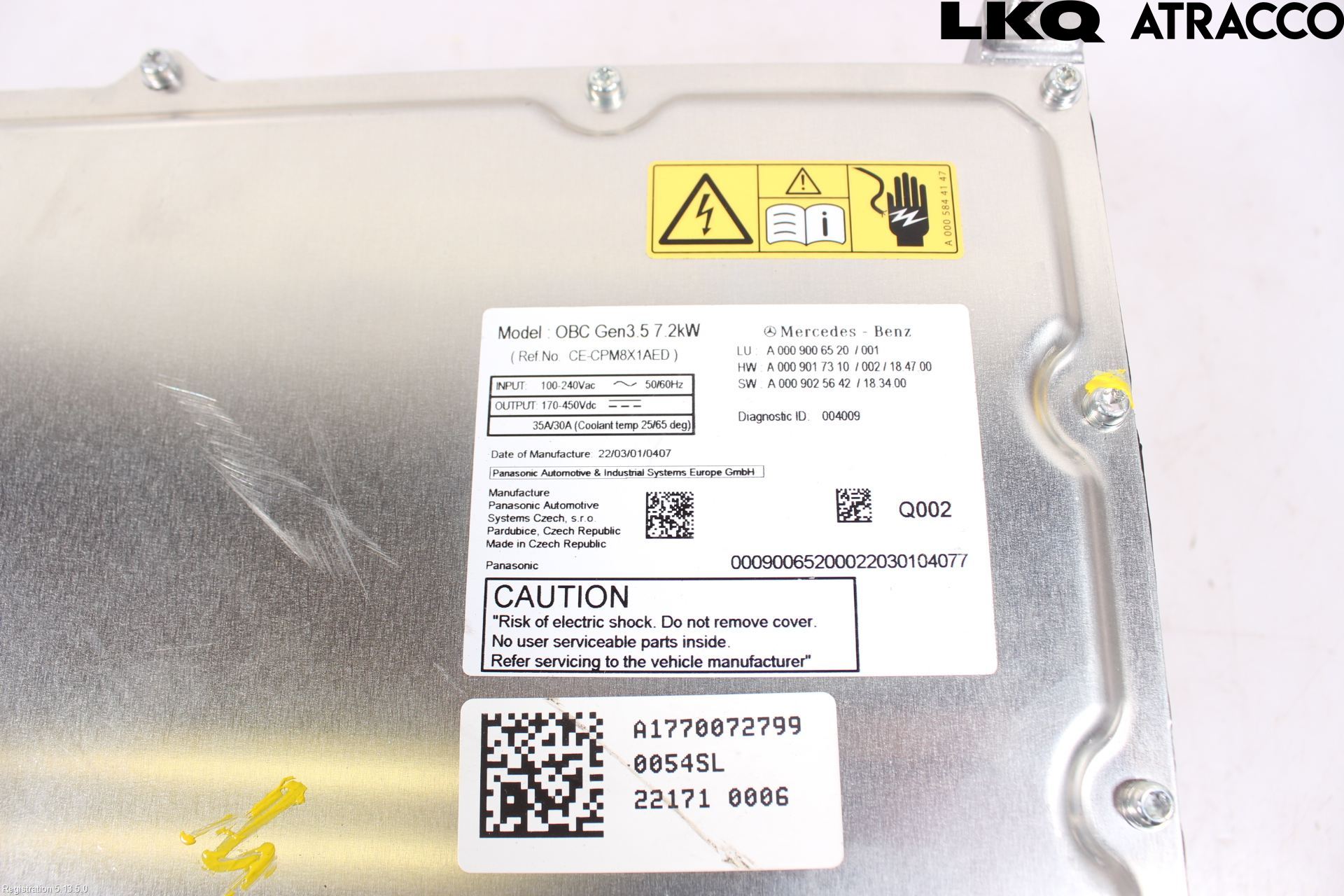 Mercedes-Benz MB A-KLASS (W177) 18- Batteriladdare Högspänning
