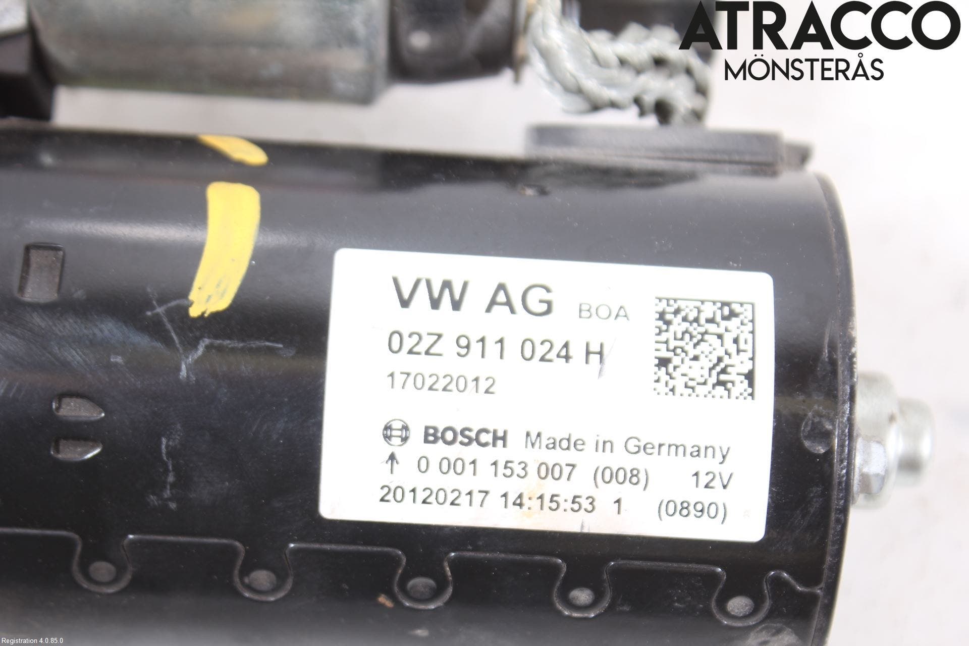 Volkswagen VW GOLF VI 09-13 Startmotor Diesel