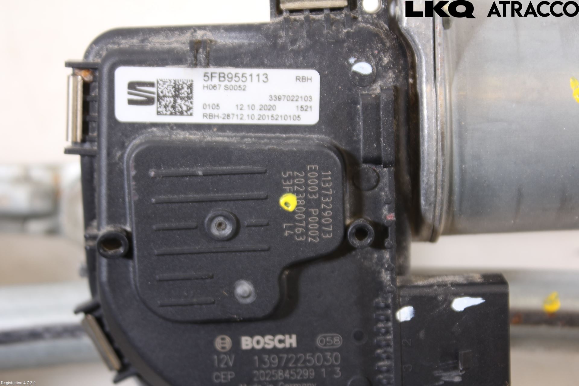 Seat LEON 20- Torkarmotor Vindruta