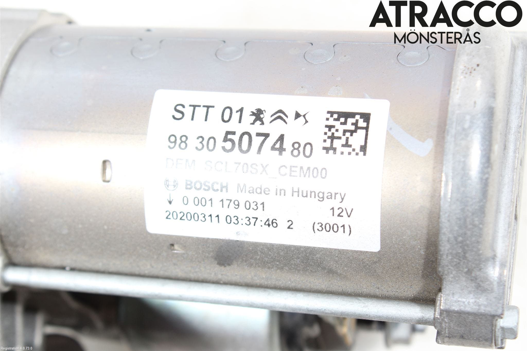 Peugeot 2008/E-2008 20- Startmotor