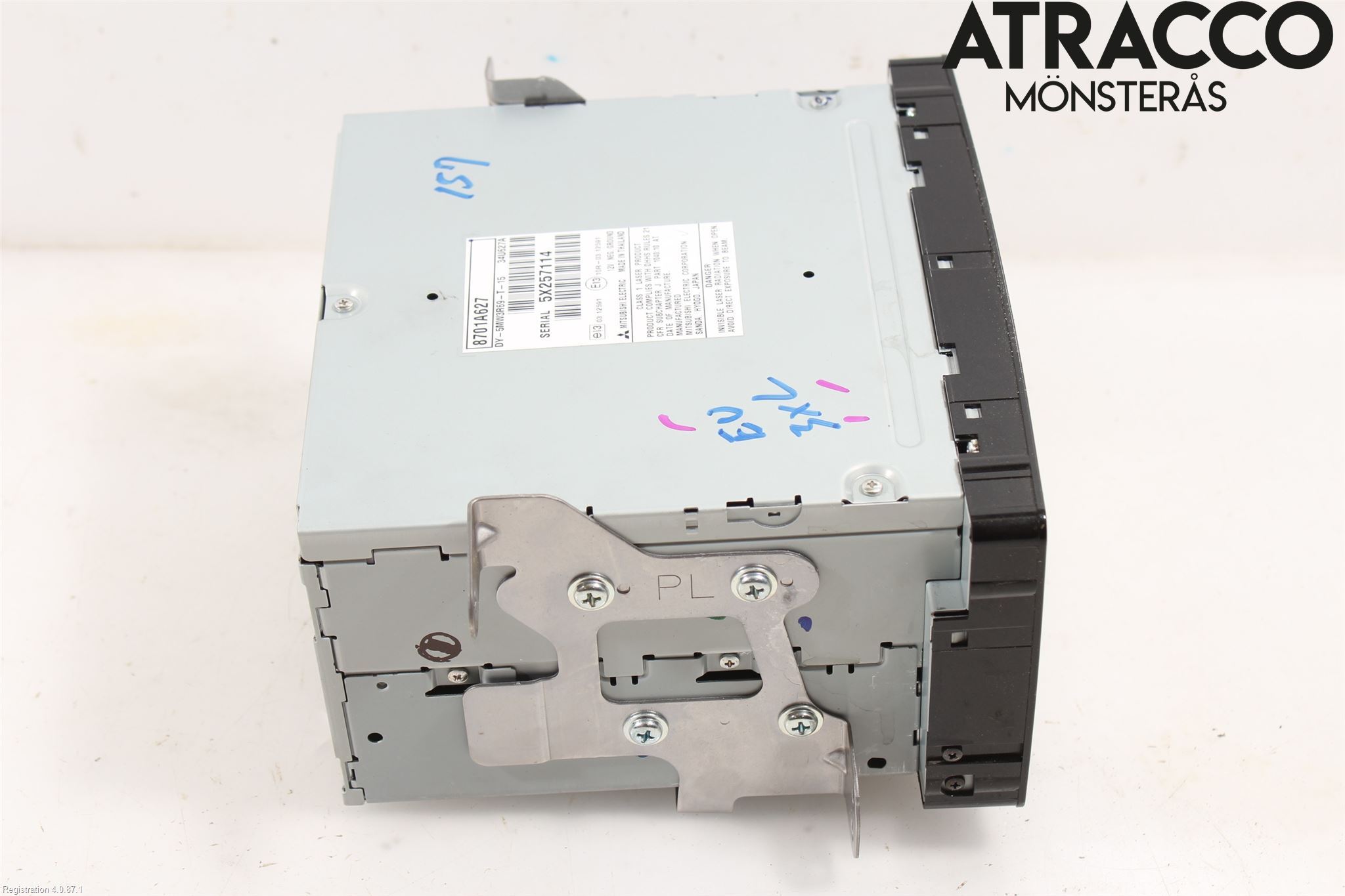 Mitsubishi ASX 10-22 Cd Radio - Multimediapanel