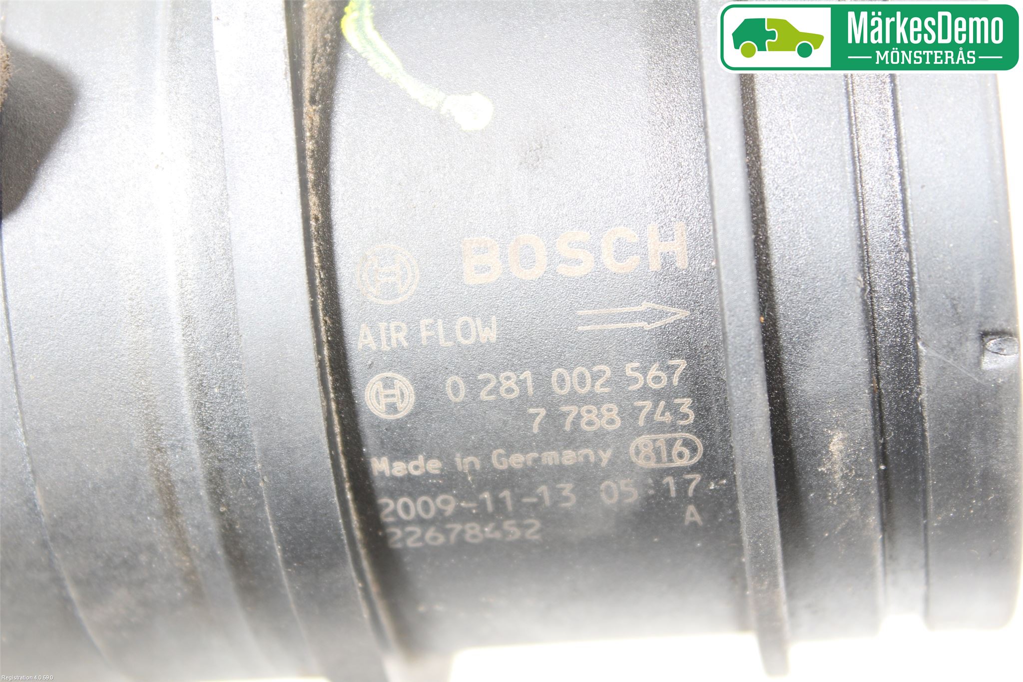 BMW 3 E90/91 SED/TOU 05-12 Injluftmassamätare