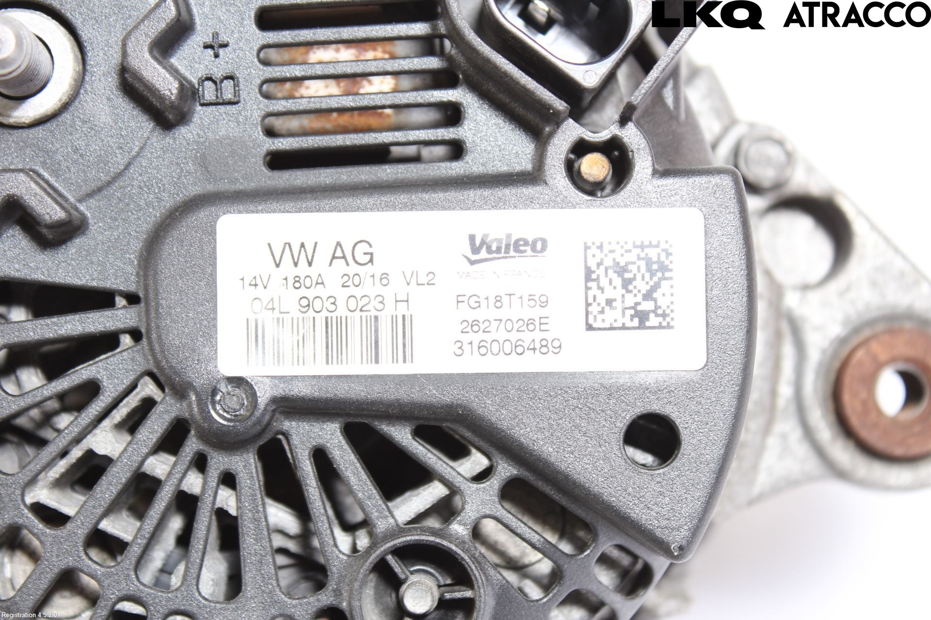 Volkswagen VW TIGUAN 16-24 Generator