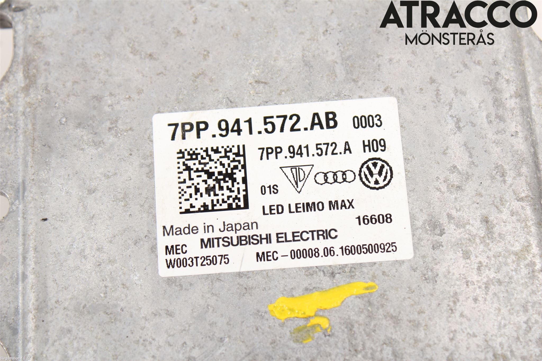 Volkswagen VW PASSAT 15-19 Styrenhet Strålkastare