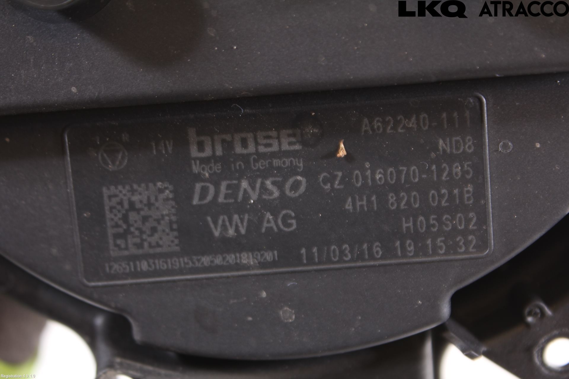 Audi A6/S6 4G 11-18 Värmefläkt