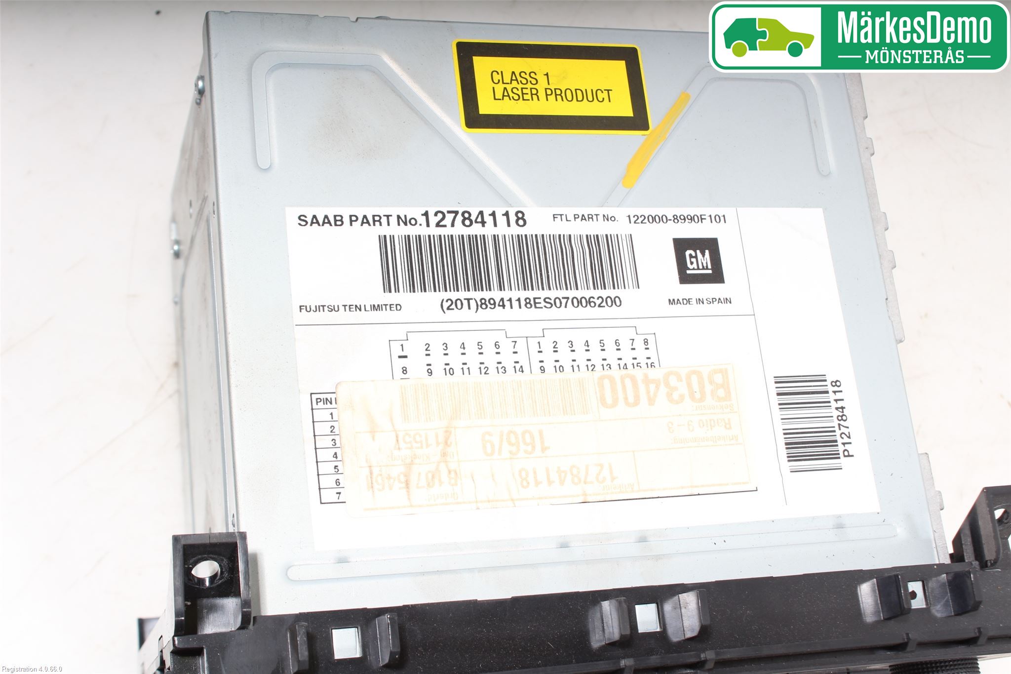 Saab 9-3 VER2/VER3 08-15 Radio