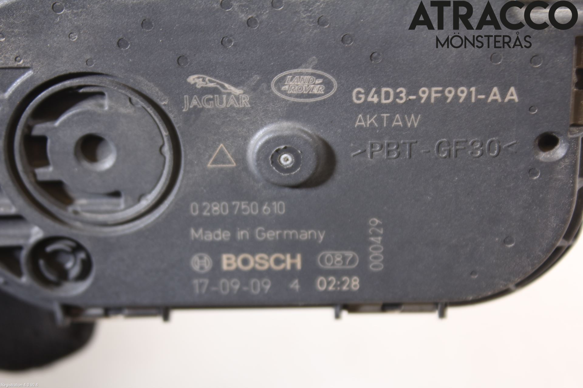 Jaguar F-PACE Injspjällhus