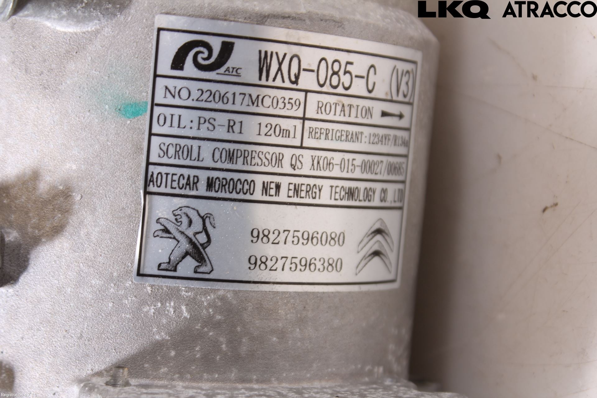 Peugeot 208/E-208 20- Ac Kompressor