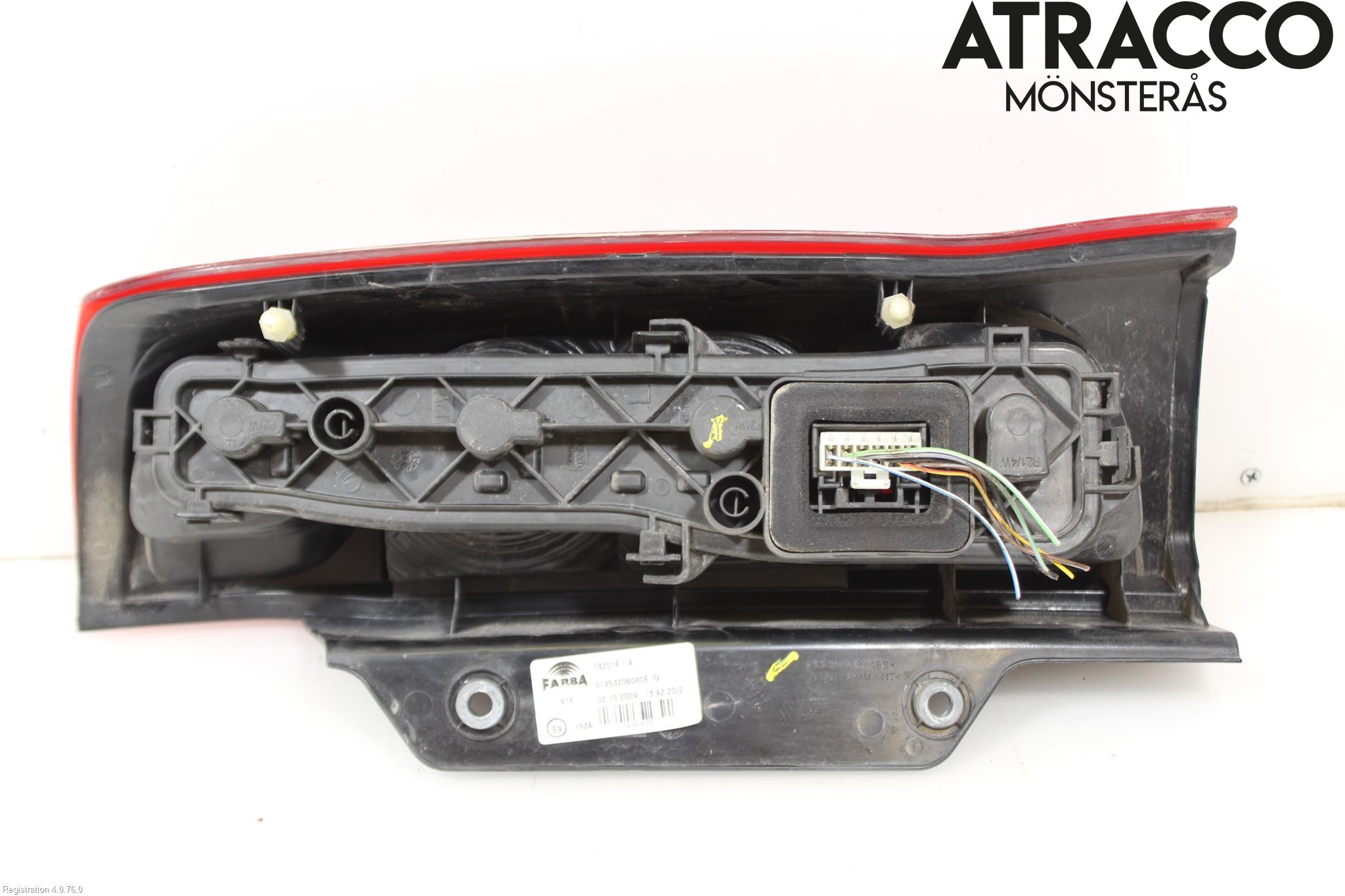 Peugeot BIPPER Bakljus Vänster