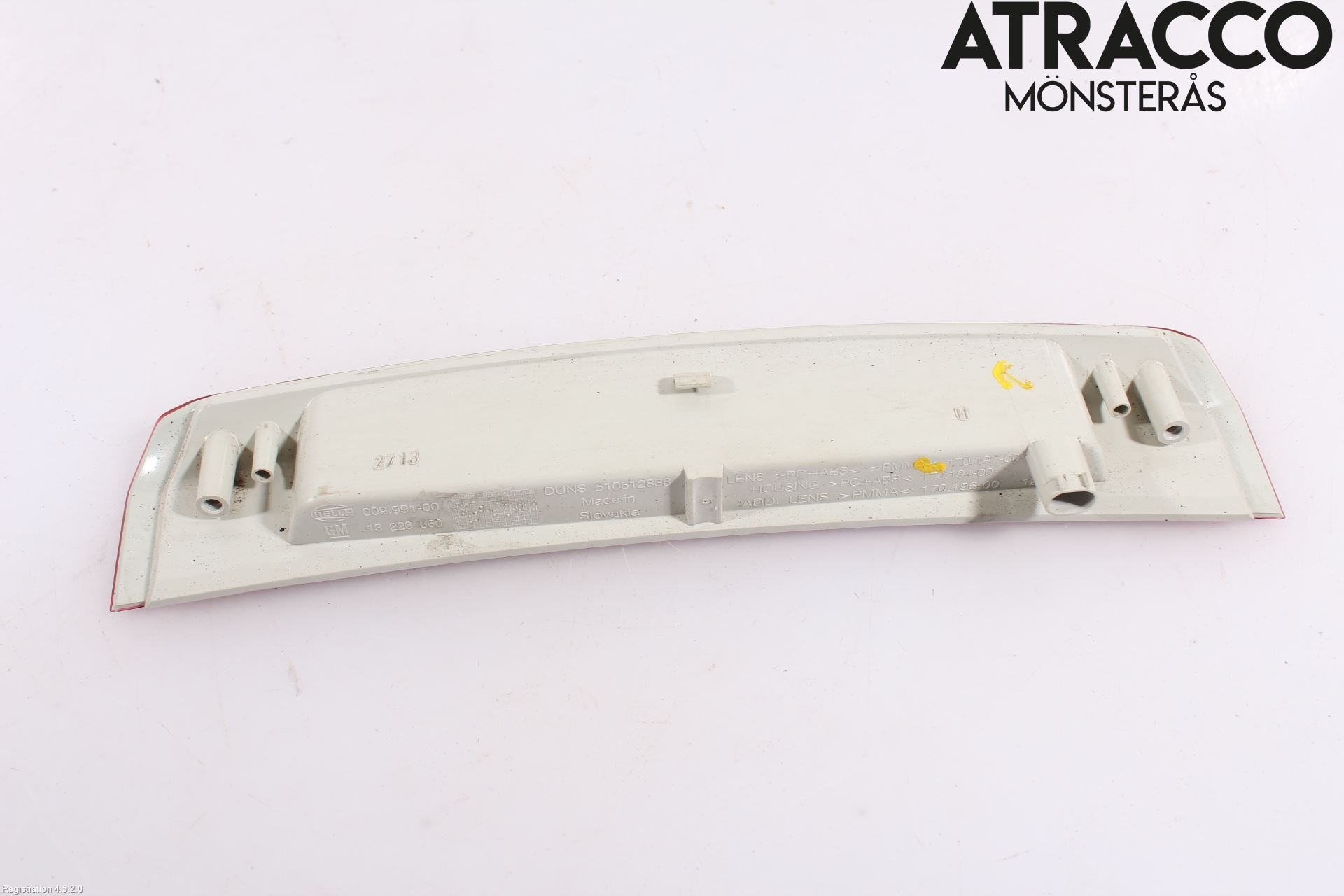 Opel INSIGNIA 09-16 Bromsljus Bakruta