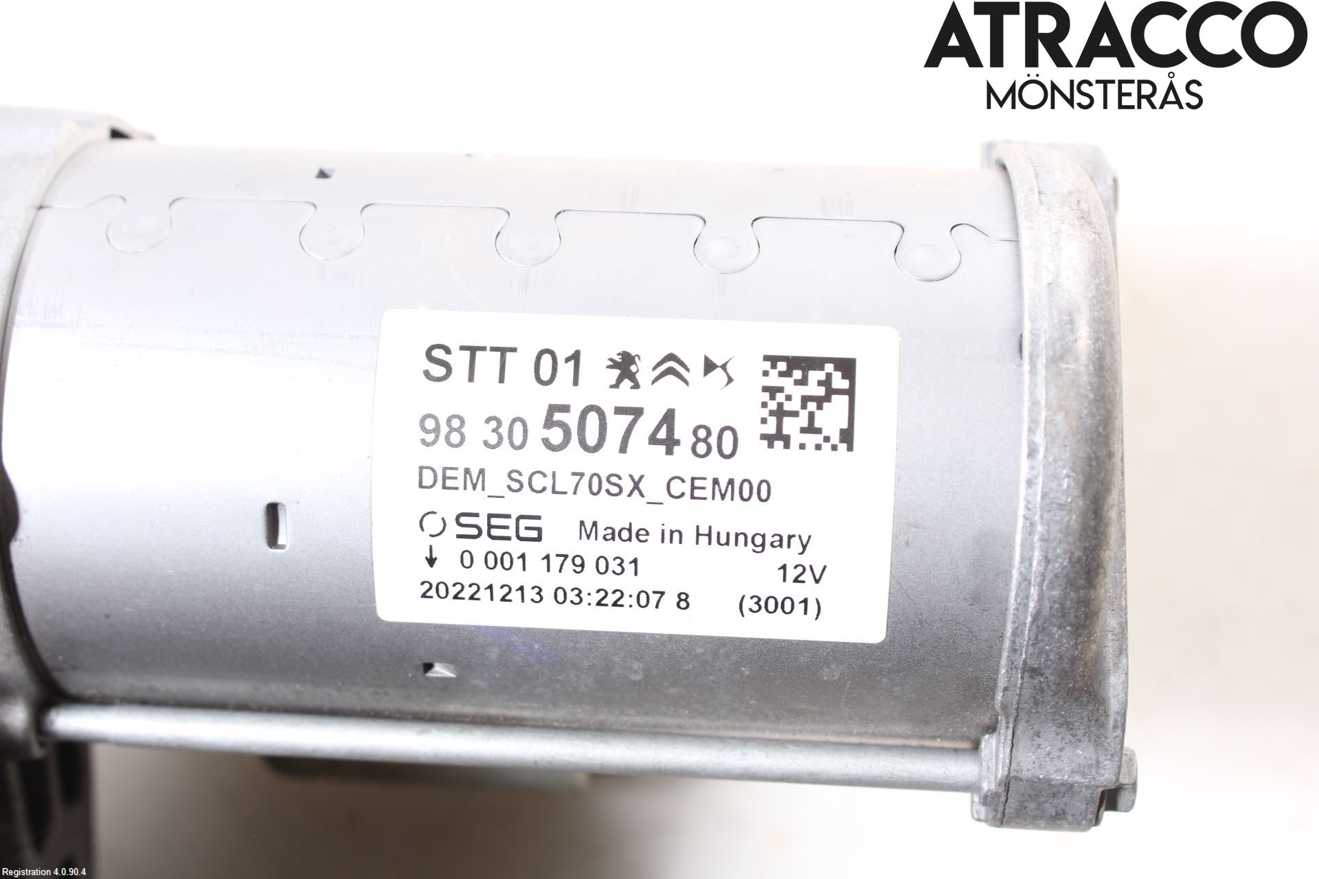 Peugeot 2008/E-2008 20- Startmotor
