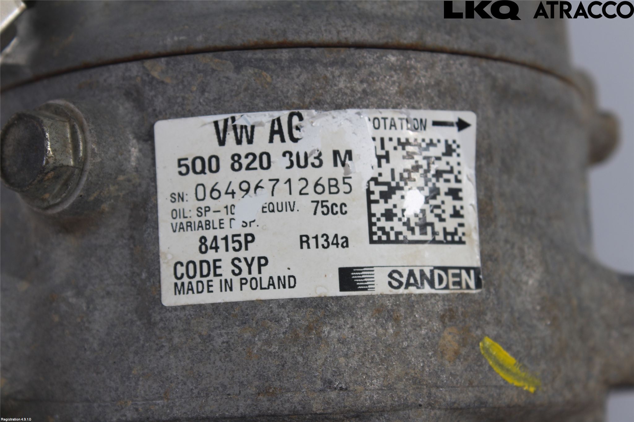 Volkswagen VW CADDY 16-20 Ac Kompressor