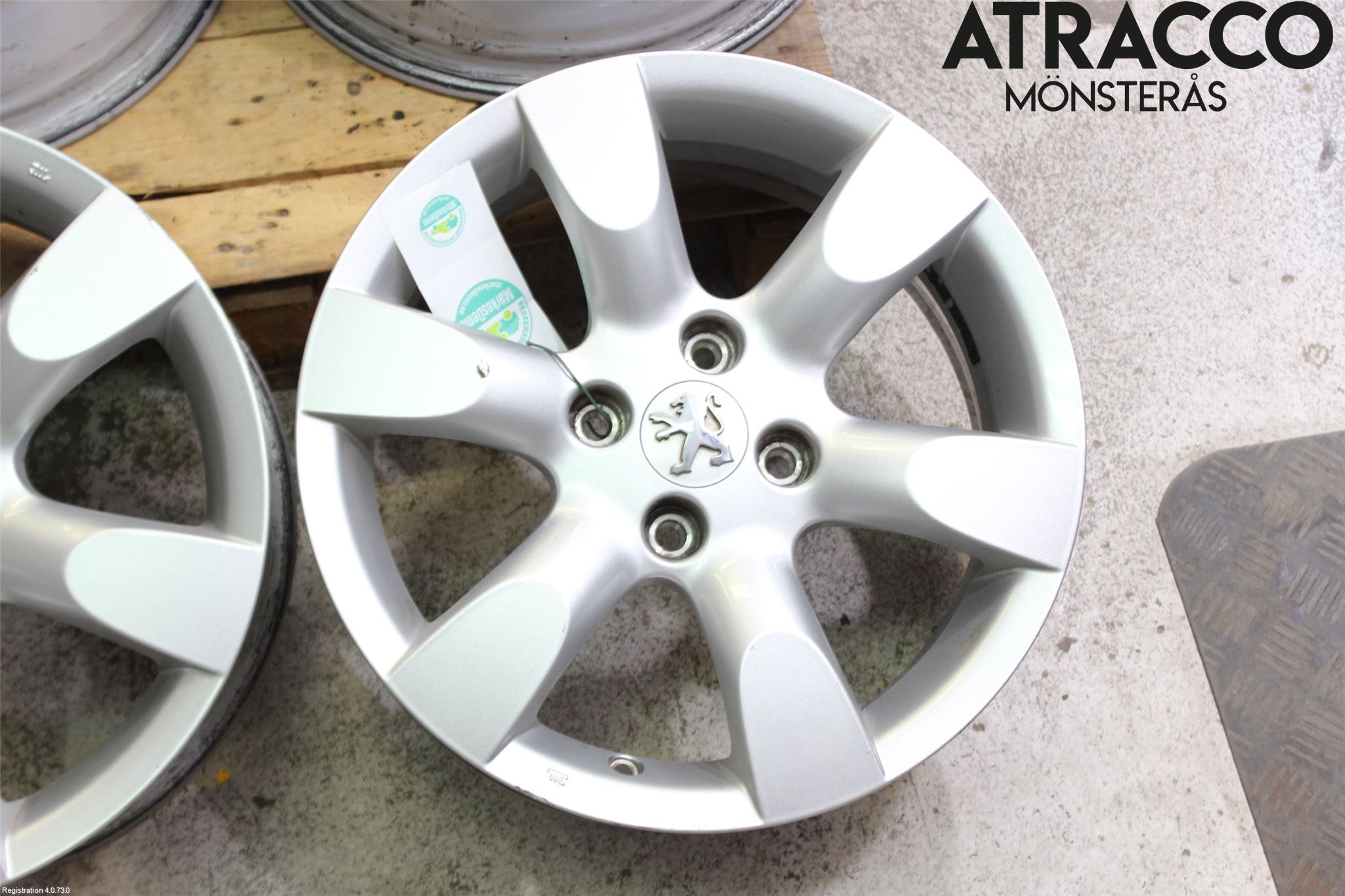 Peugeot 307     05-08 Fälgsats Aluminium