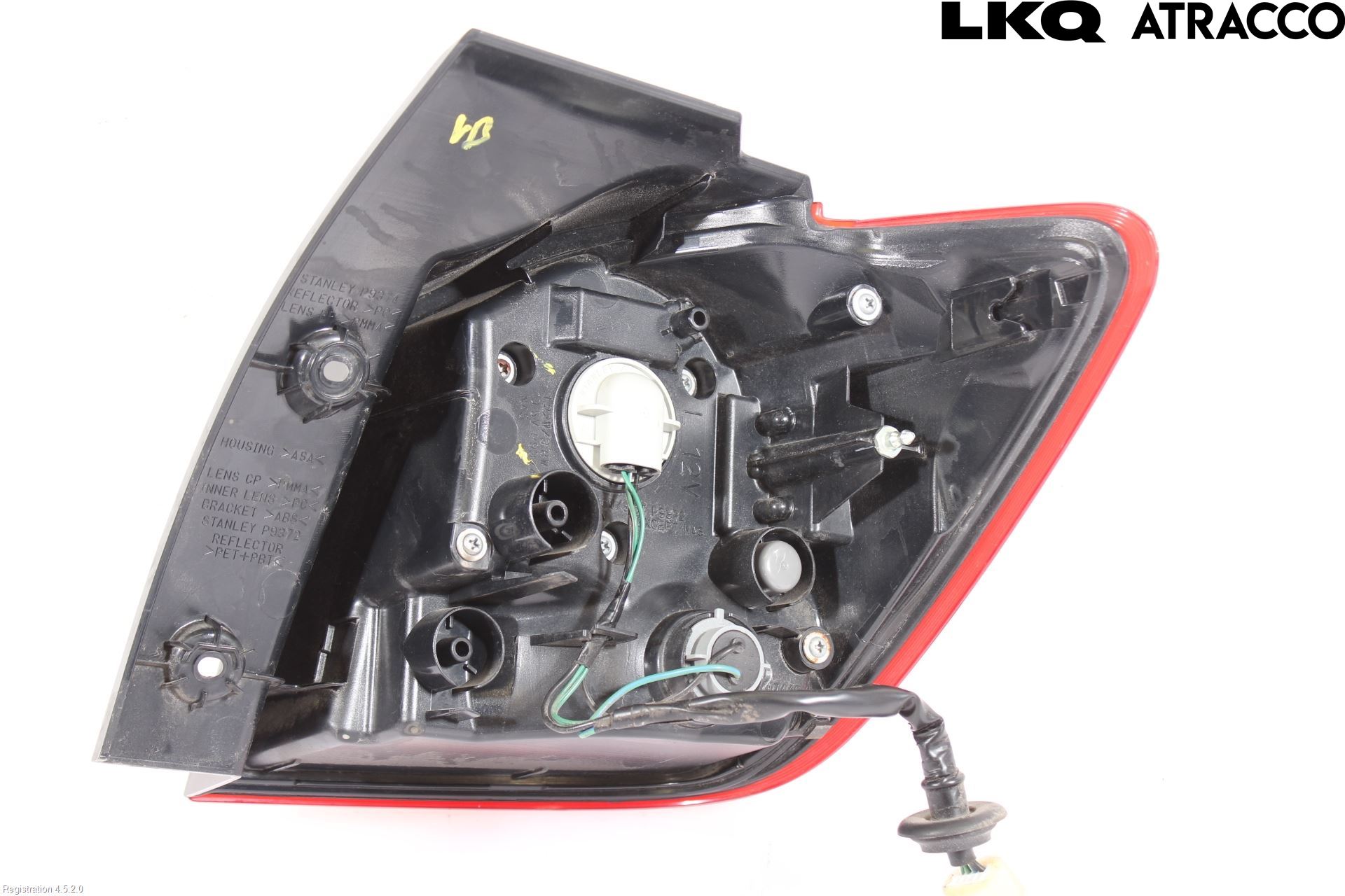 Mitsubishi ASX 10-22 Bakljus Vänster