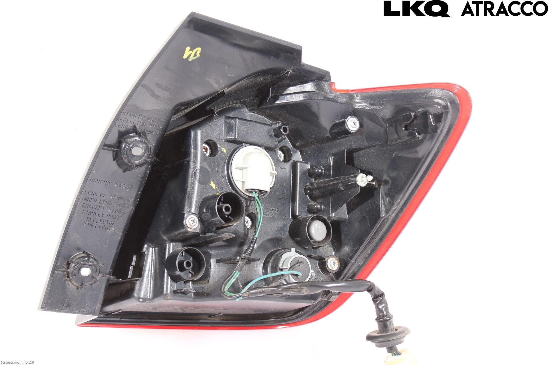 Mitsubishi ASX 10-22 Bakljus Vänster