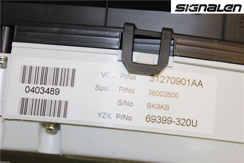 Volvo V70 08-13 Instrument Komb