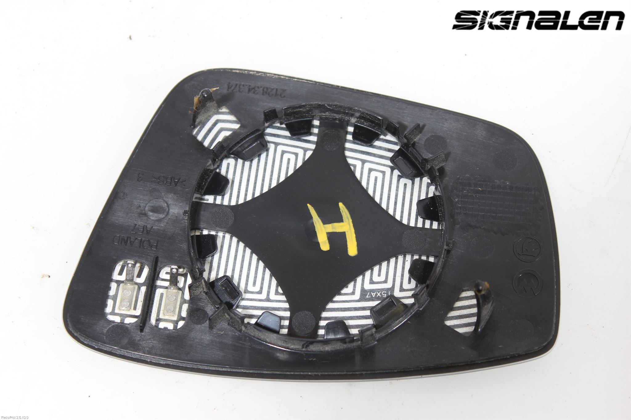 Skoda FABIA 07-14 Spegelglas Hö