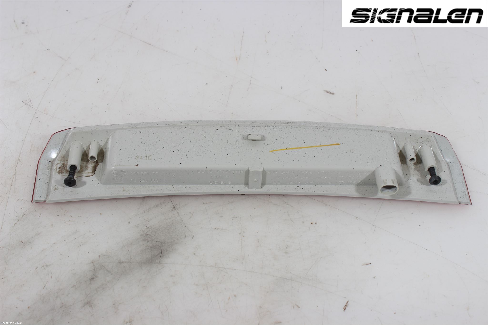 Opel INSIGNIA 09-16 Bromsljus Bakruta