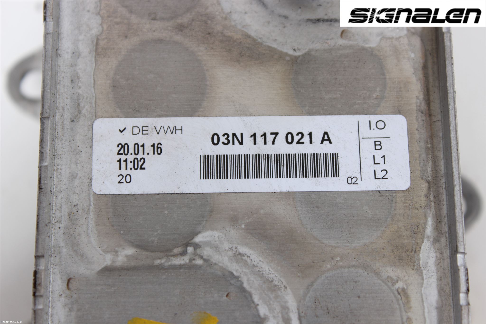 Audi A4/S4 B9 16-19 Oljekylare Motor