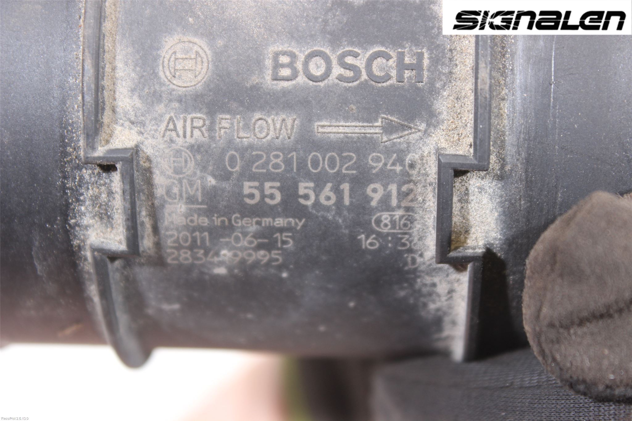 Opel ASTRA J 10-15 Injluftmassamätare