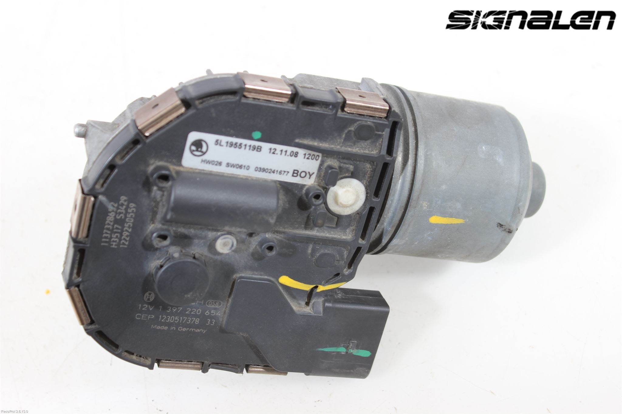 Skoda YETI Torkarmotor Vindruta