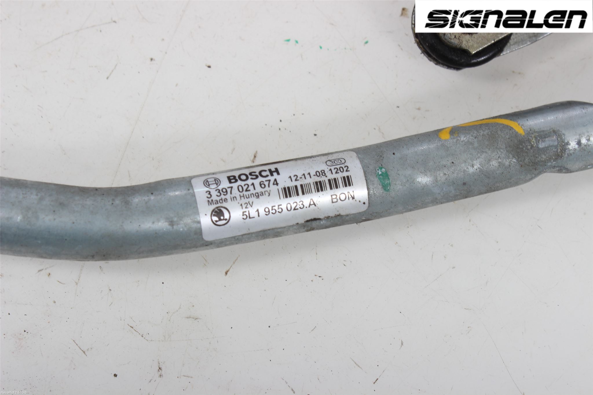 Skoda YETI Torkarmekanism Vindruta