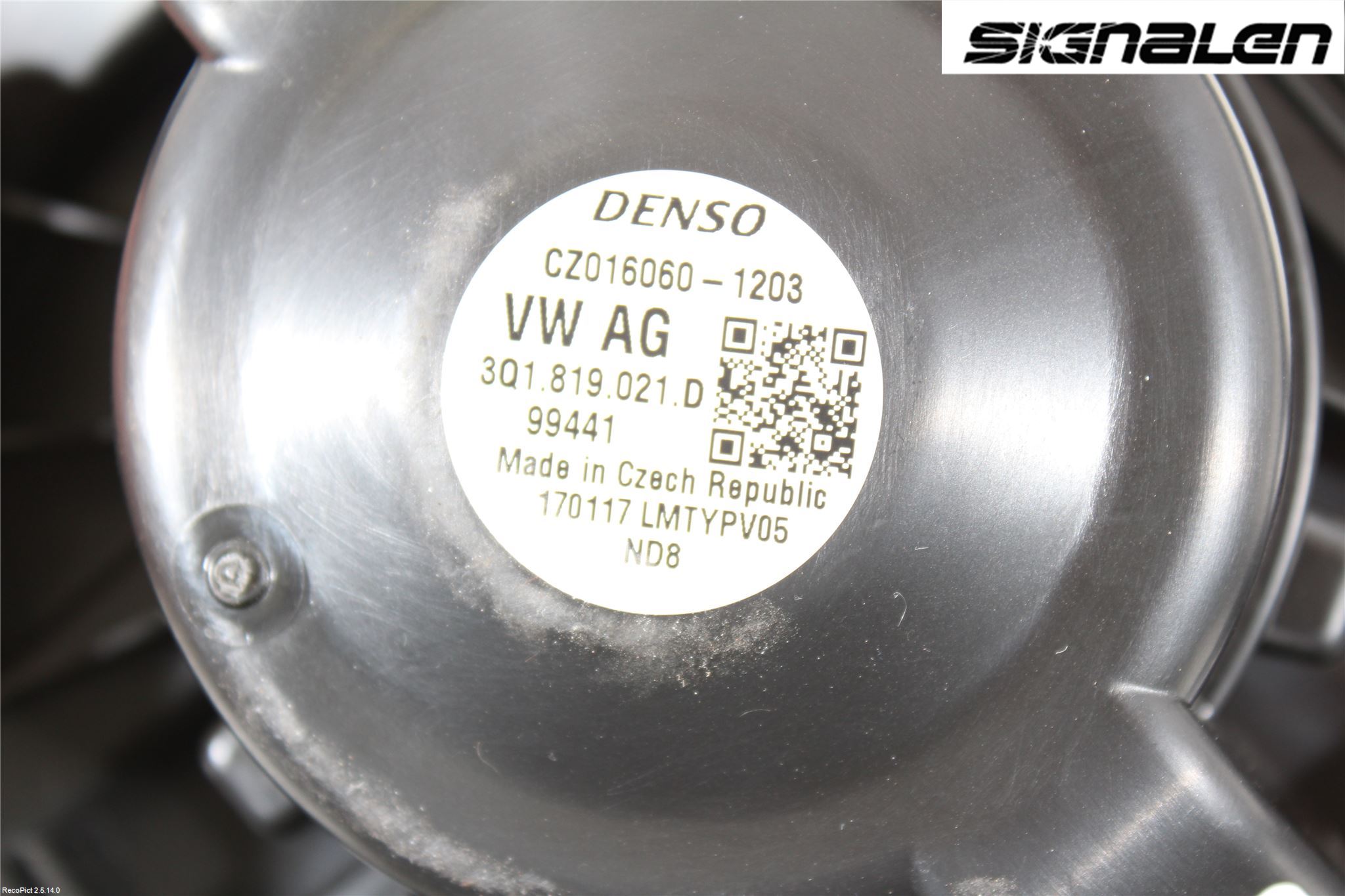 Volkswagen VW PASSAT 15-19 Värmefläkt